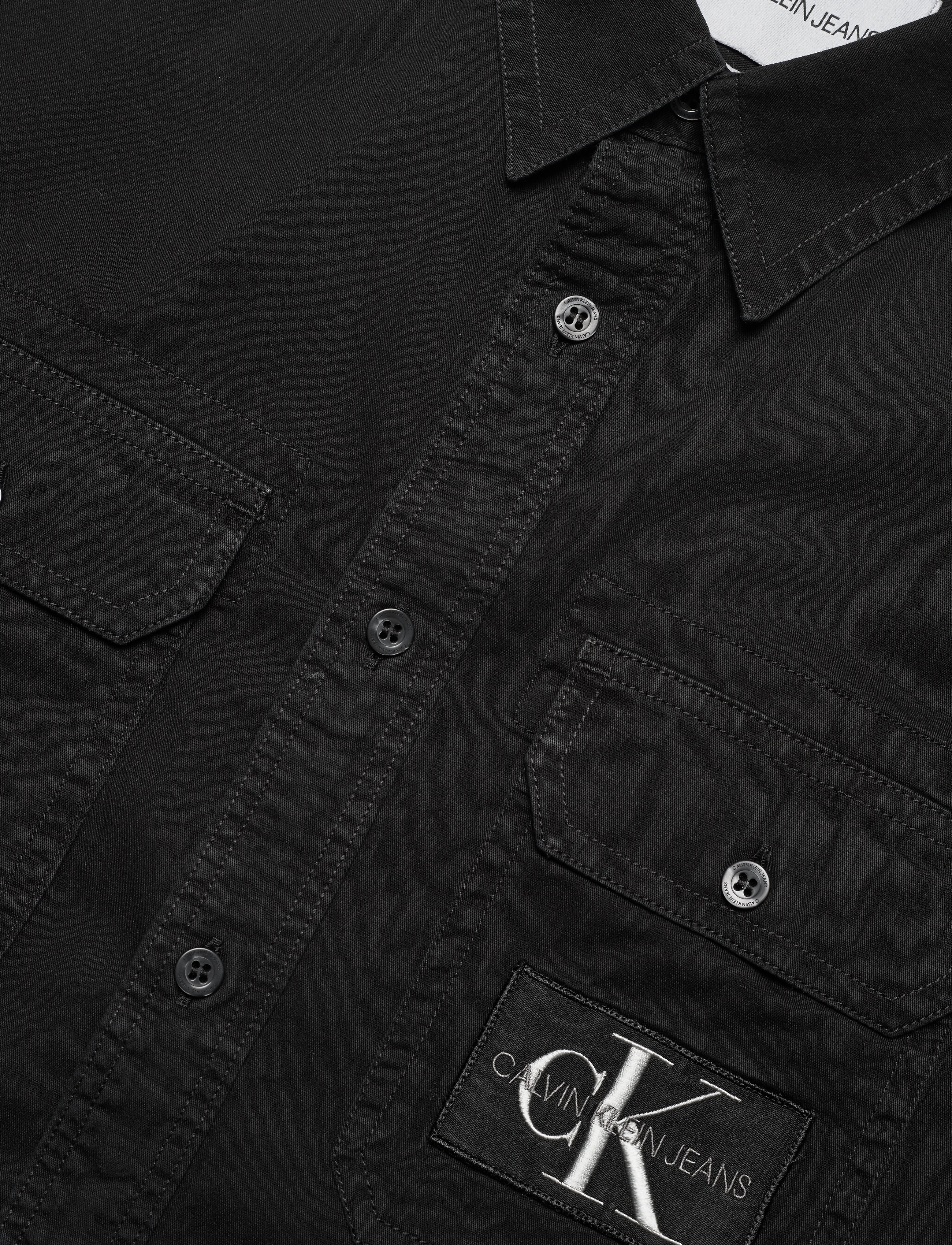Calvin Klein Jeans - GMD UTILITY REG SHIR - ck black - 3