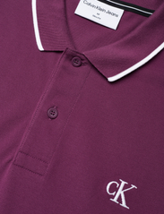 Calvin Klein Jeans - TIPPING SLIM POLO - short-sleeved polos - amaranth - 2