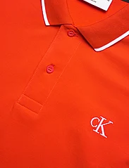 Calvin Klein Jeans - TIPPING SLIM POLO - short-sleeved polos - fiery red - 2