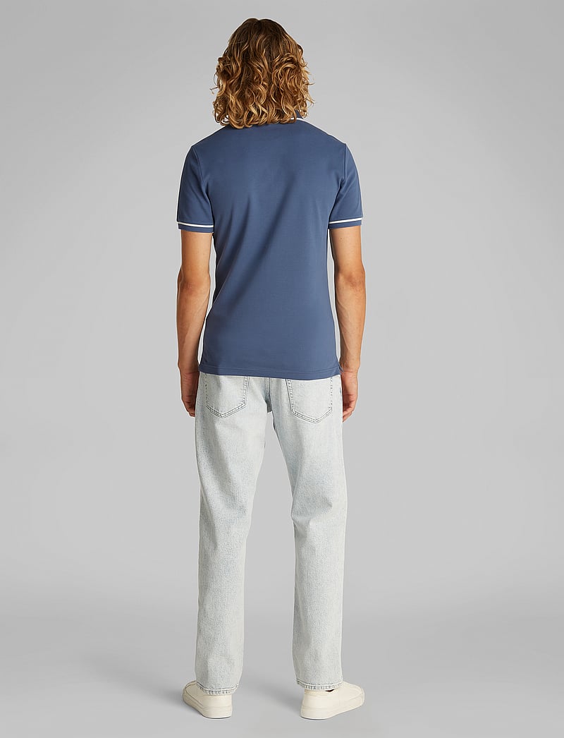 Calvin Klein Jeans - TIPPING POLO - kortärmade pikéer - vintage indigo - 2