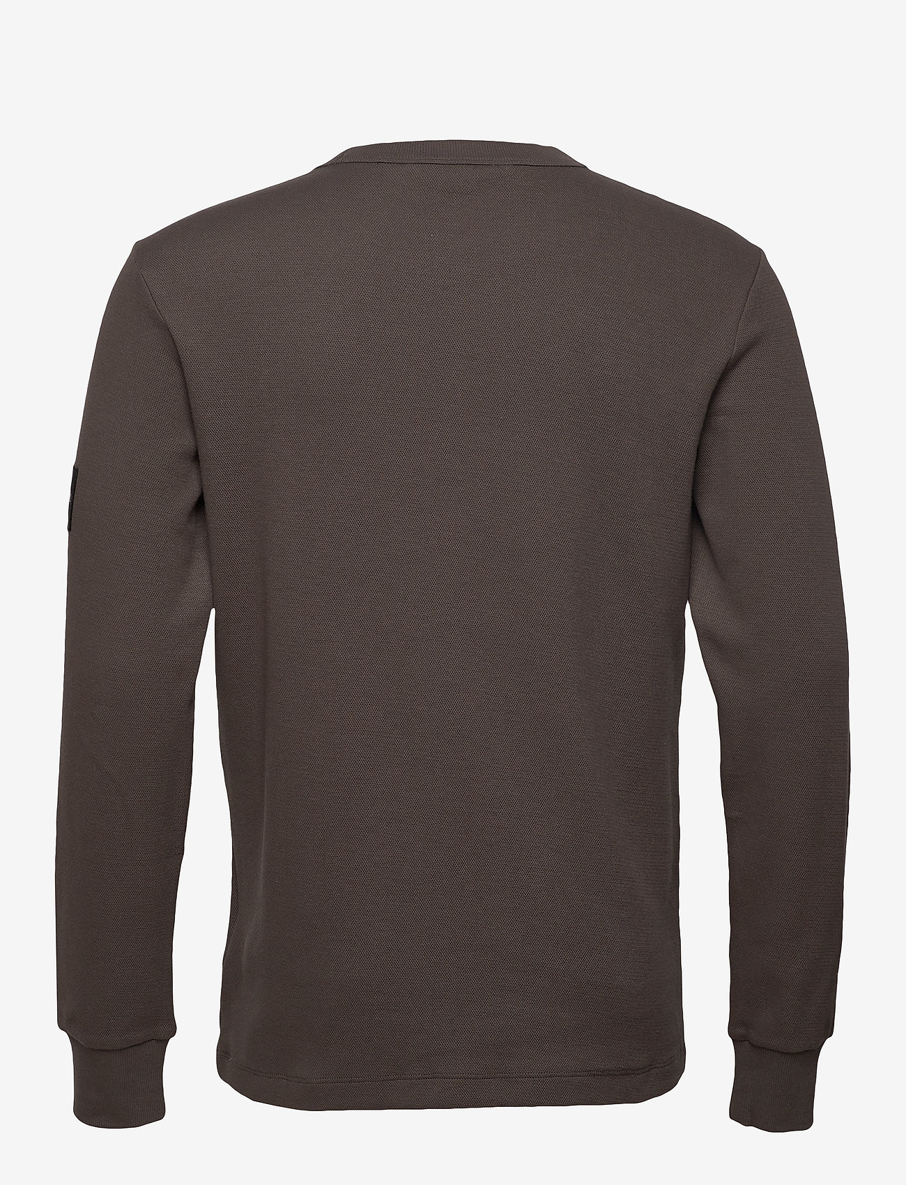 Calvin Klein Jeans - MONOGRAM BADGE LS TEE - aluminium grey - 1