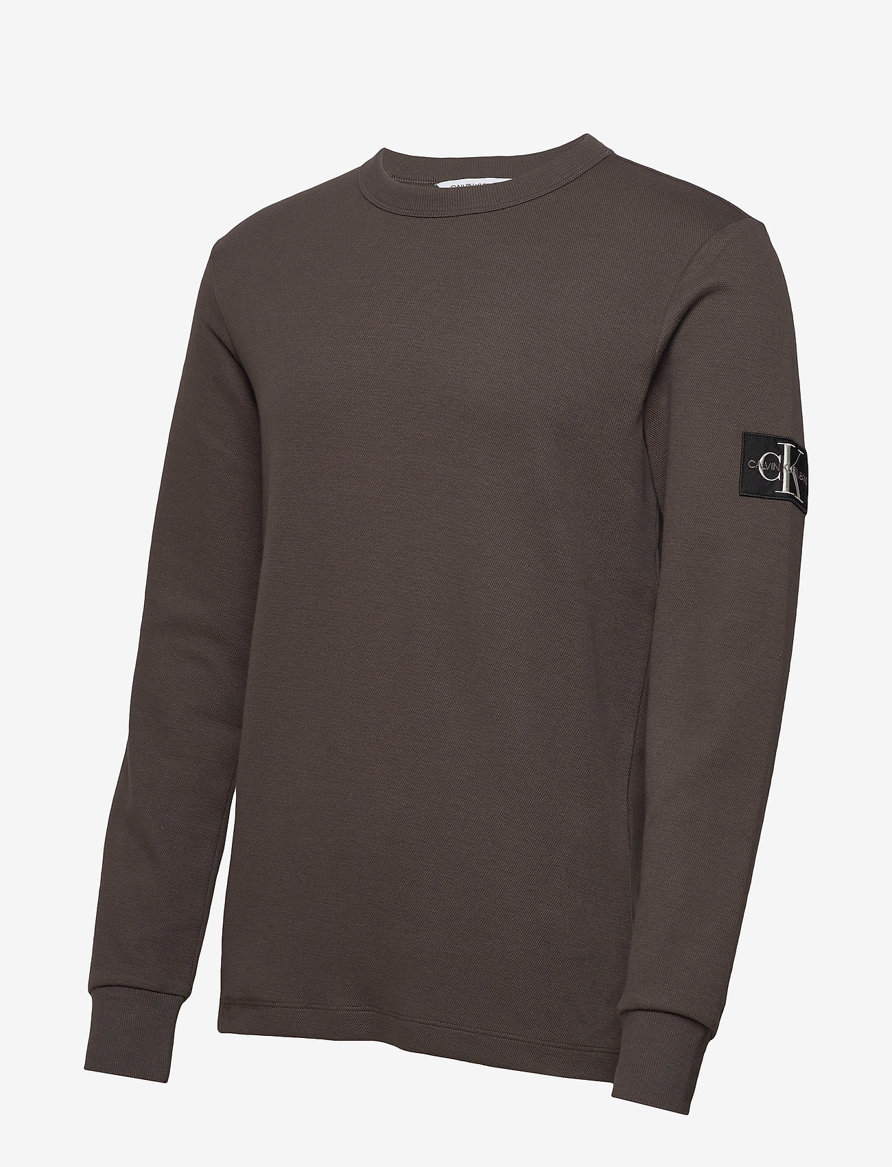 Calvin Klein Jeans - MONOGRAM BADGE LS TEE - aluminium grey - 2