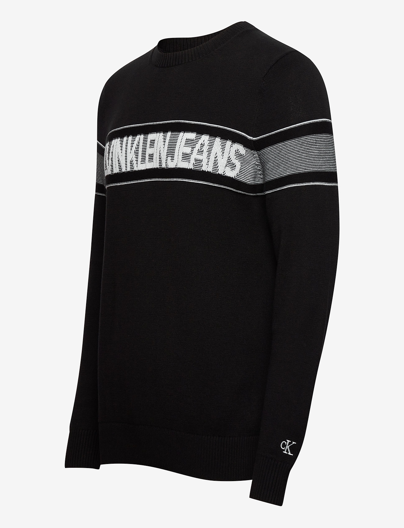 Calvin Klein Jeans - LOGO TAPE CREW NECK SWEATER - ck black - 2