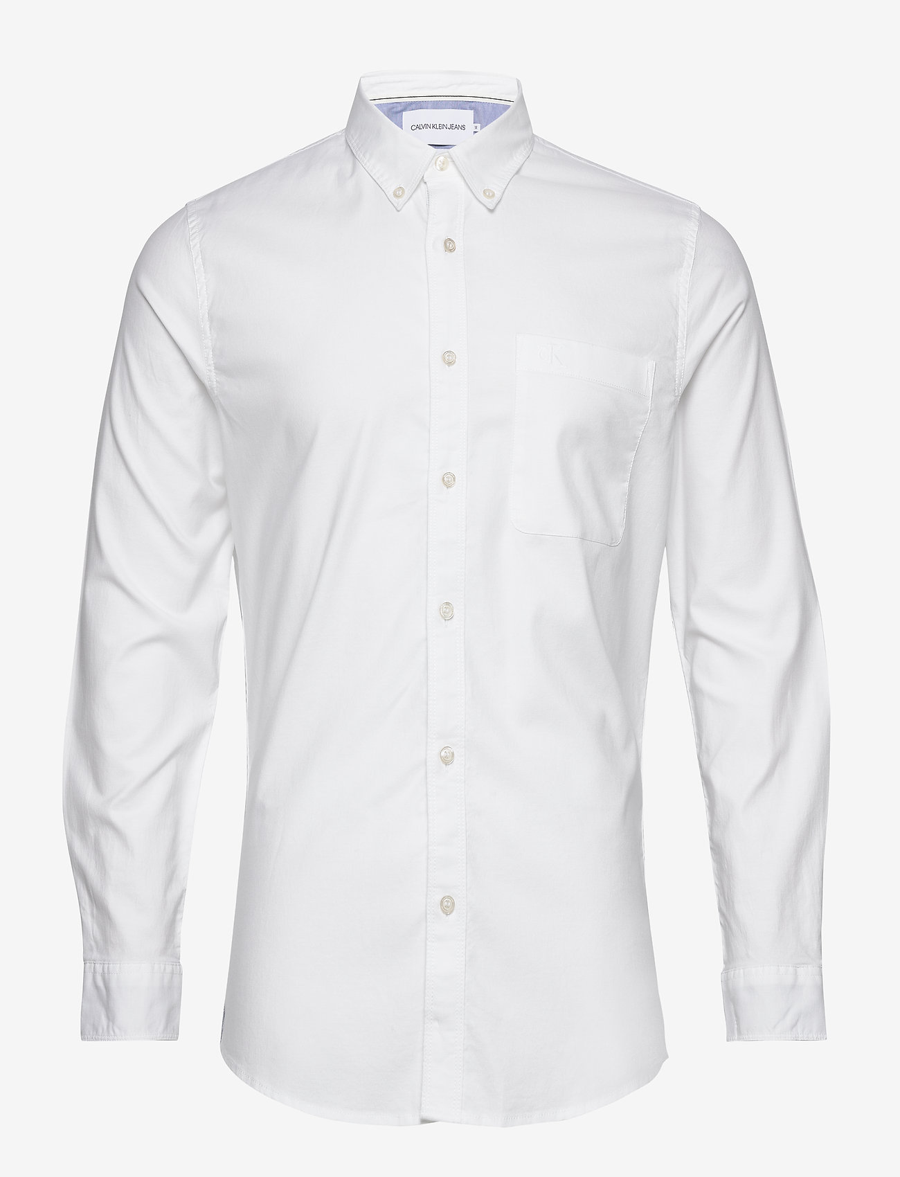 Calvin Klein Jeans - CHAMBRAY SLIM STRETCH - bright white - 0