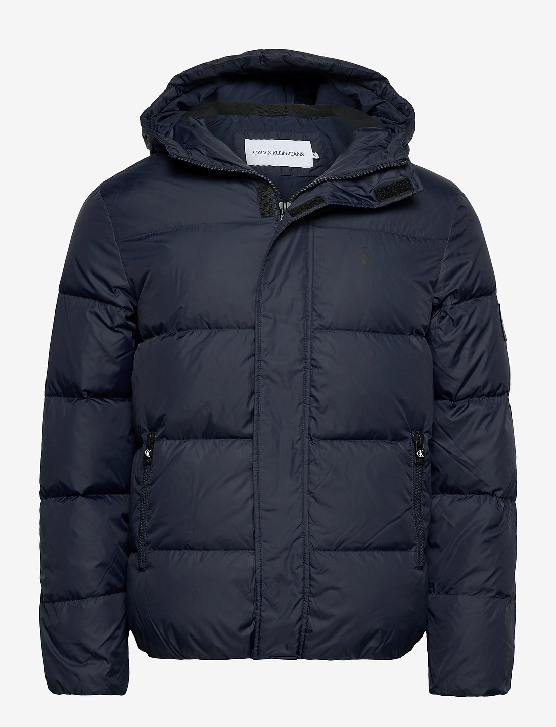 Calvin Klein Jeans Hooded Down Puffer Jacket Night Sky Blue