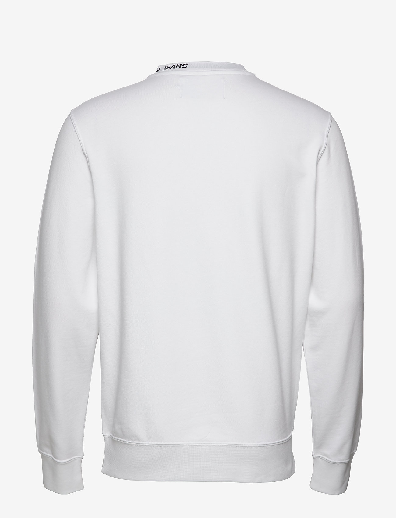 Calvin Klein Jeans - CENTER MONOGRAM CREW NECK - bright white - 1