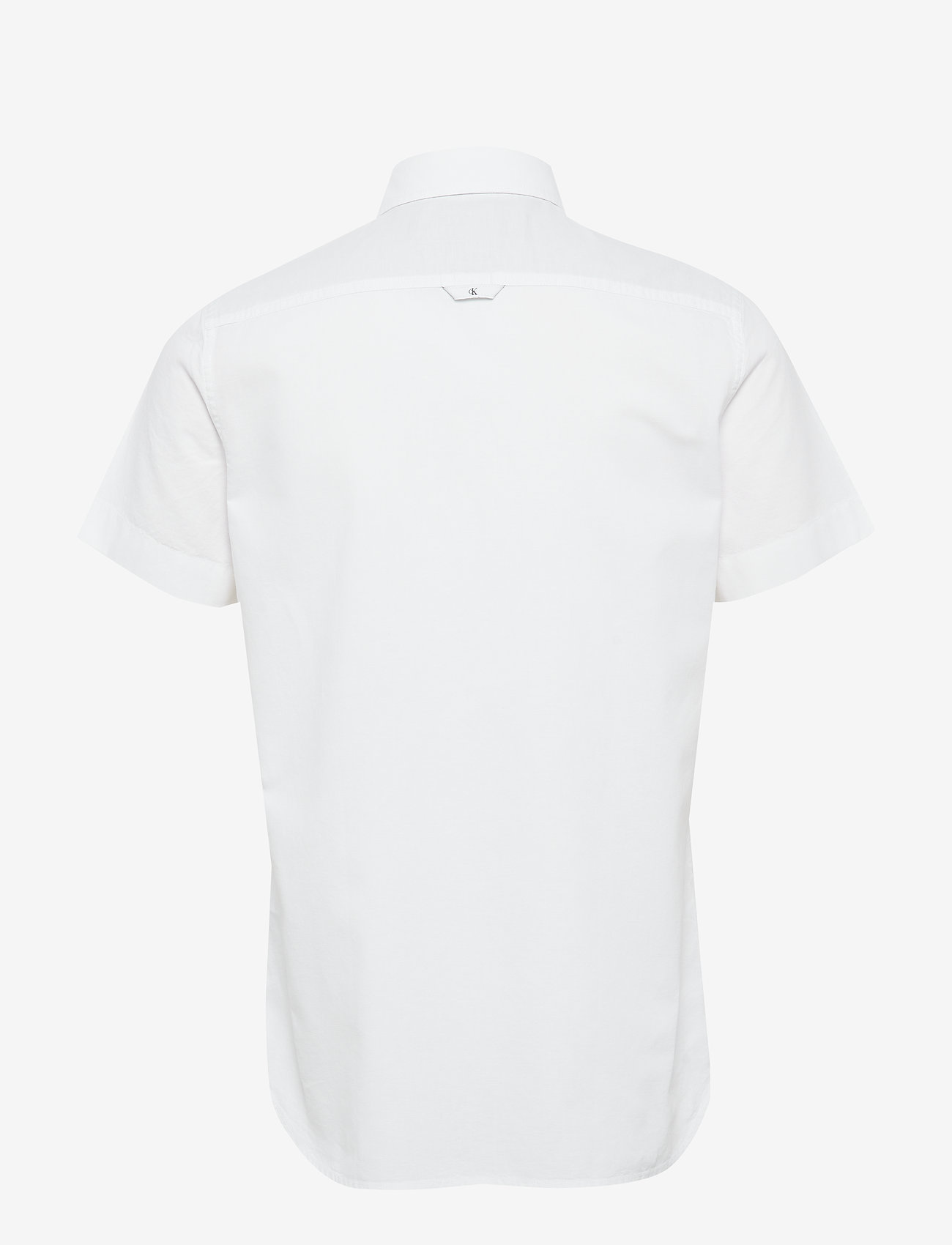 Calvin Klein Jeans - REGULAR COLLAR LINEN - bright white - 1