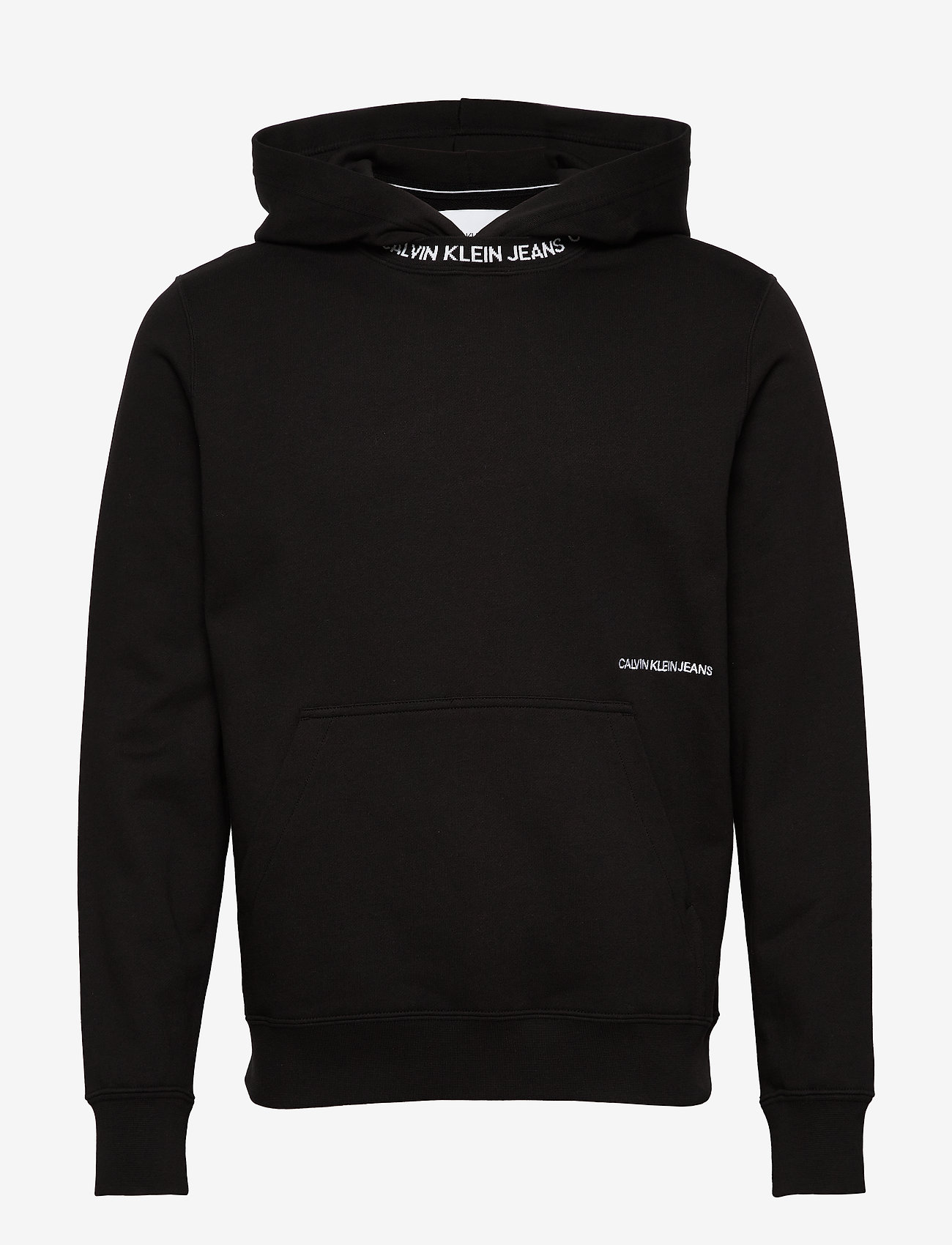 Calvin Klein Jeans - SUBTLE INSTITUTIONAL LOGO HOODIE - ck black - 0