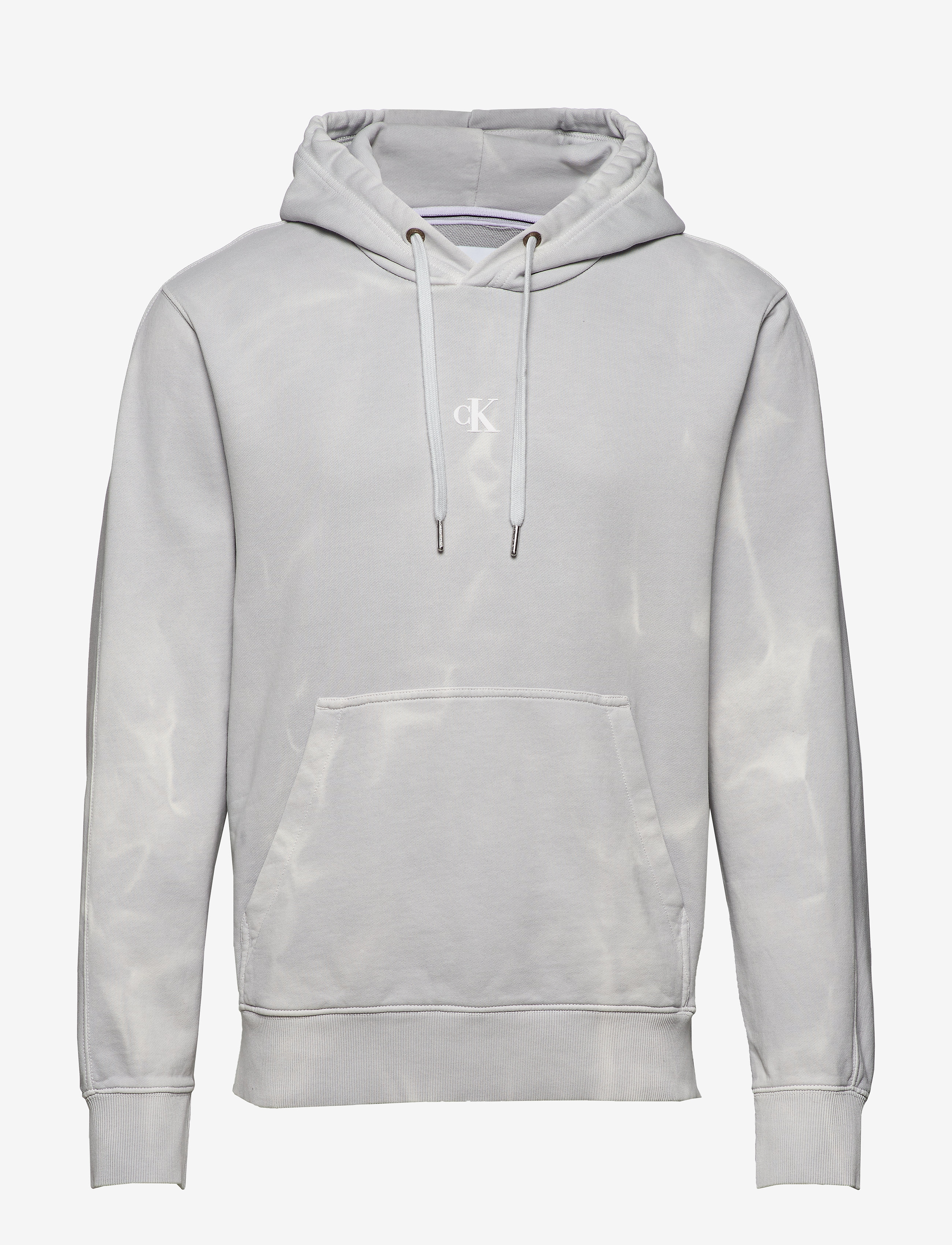 Calvin Klein Jeans - LAVA DYE HOODIE - antique grey - 0