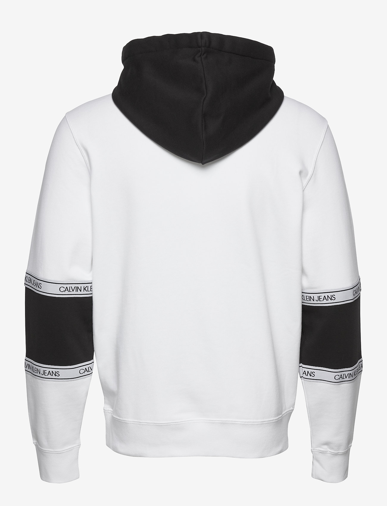 Calvin Klein Jeans - BLOCKING LOGO TAPE HOODIE - bright white - 1