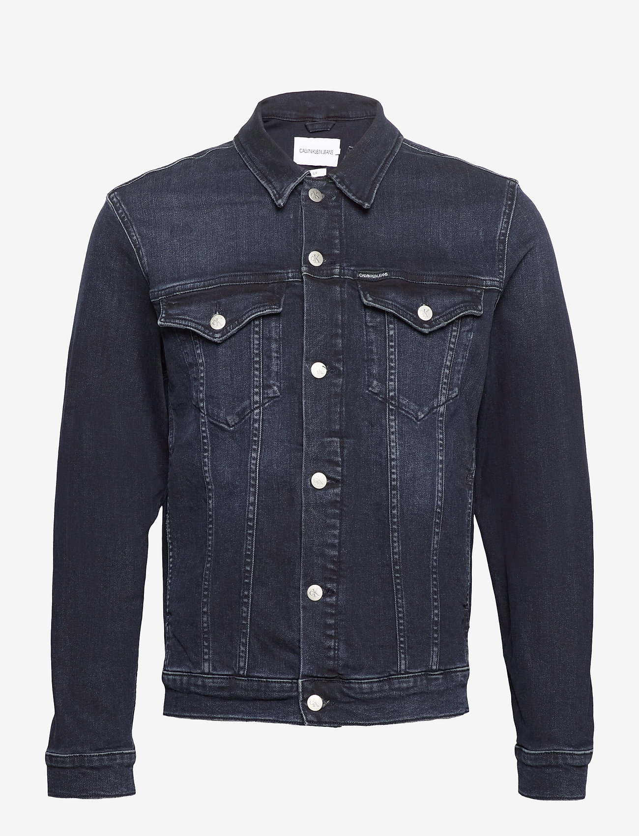 Calvin Klein Jeans - FOUNDATION DENIM JACKET - bb066 - blue black - 0