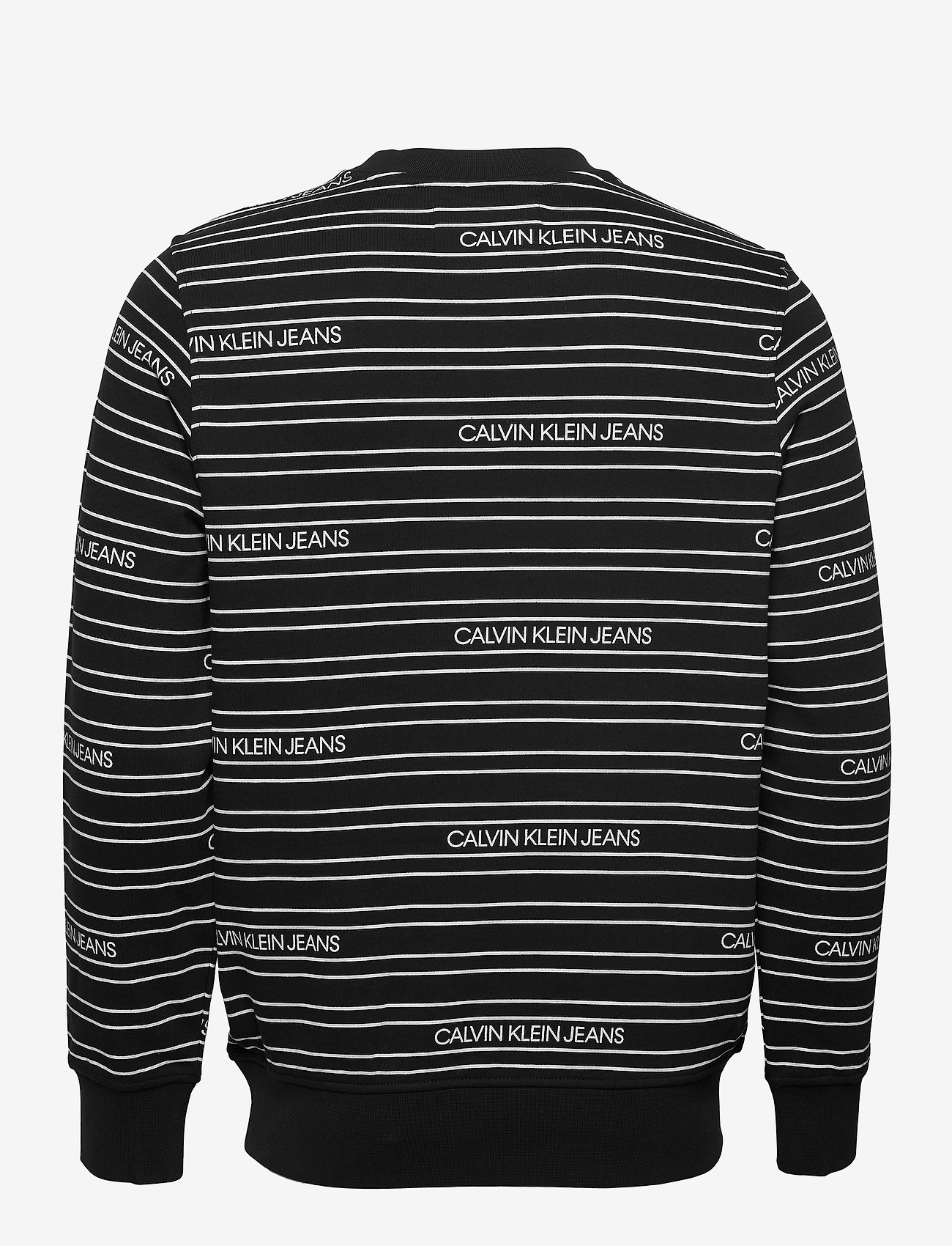 Calvin Klein Jeans - STRIPE LOGO AOP CREWNECK - ck black - 1