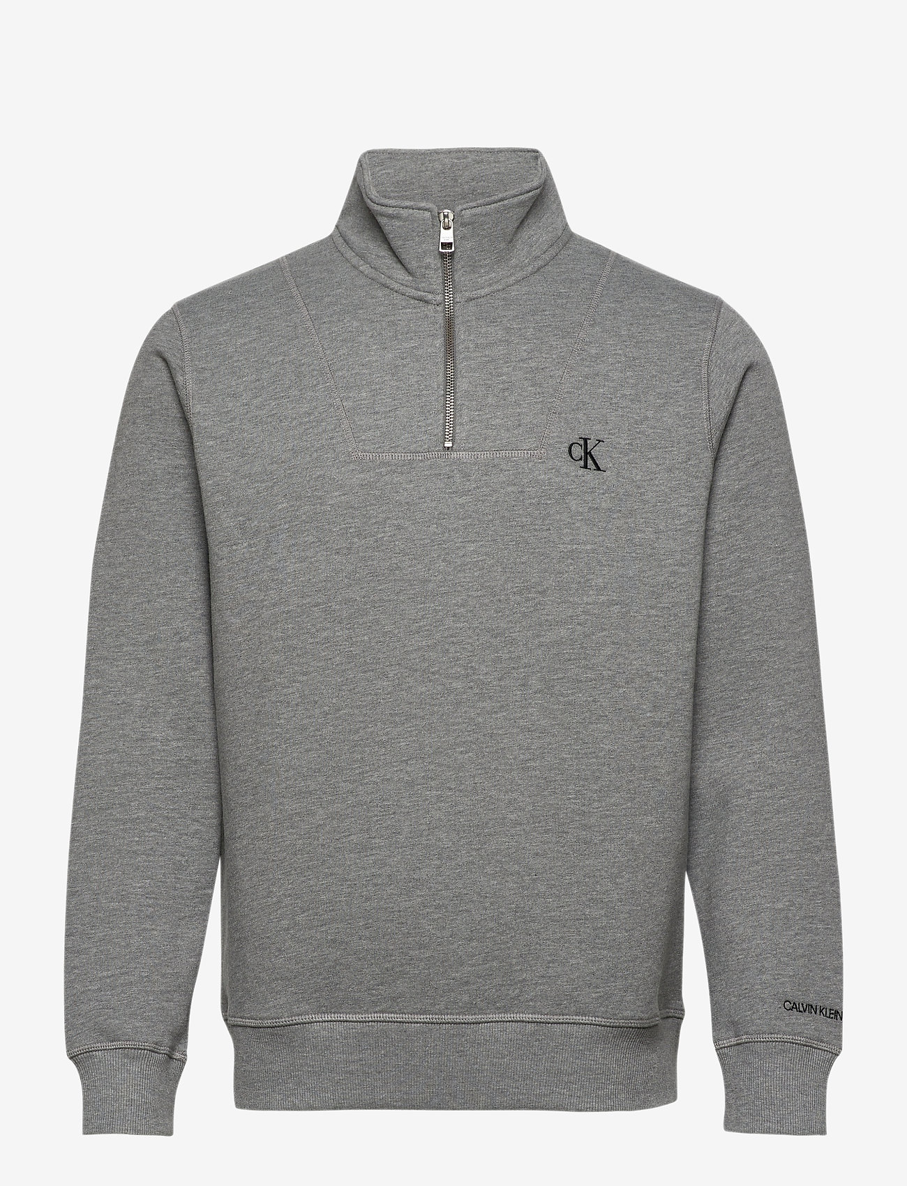 Calvin Klein Jeans - CK ESSENTIAL MOCK NECK - mid grey heather - 0