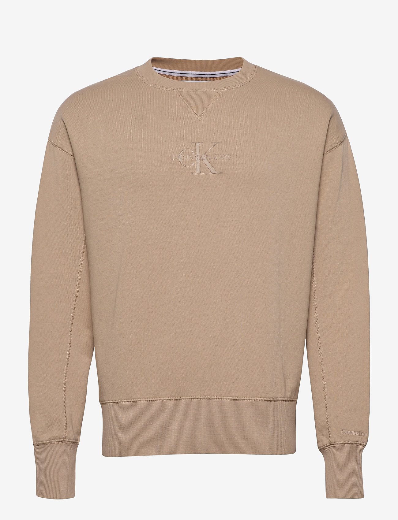 Calvin Klein Jeans - ACID WASH CREW NECK - irish cream - 0