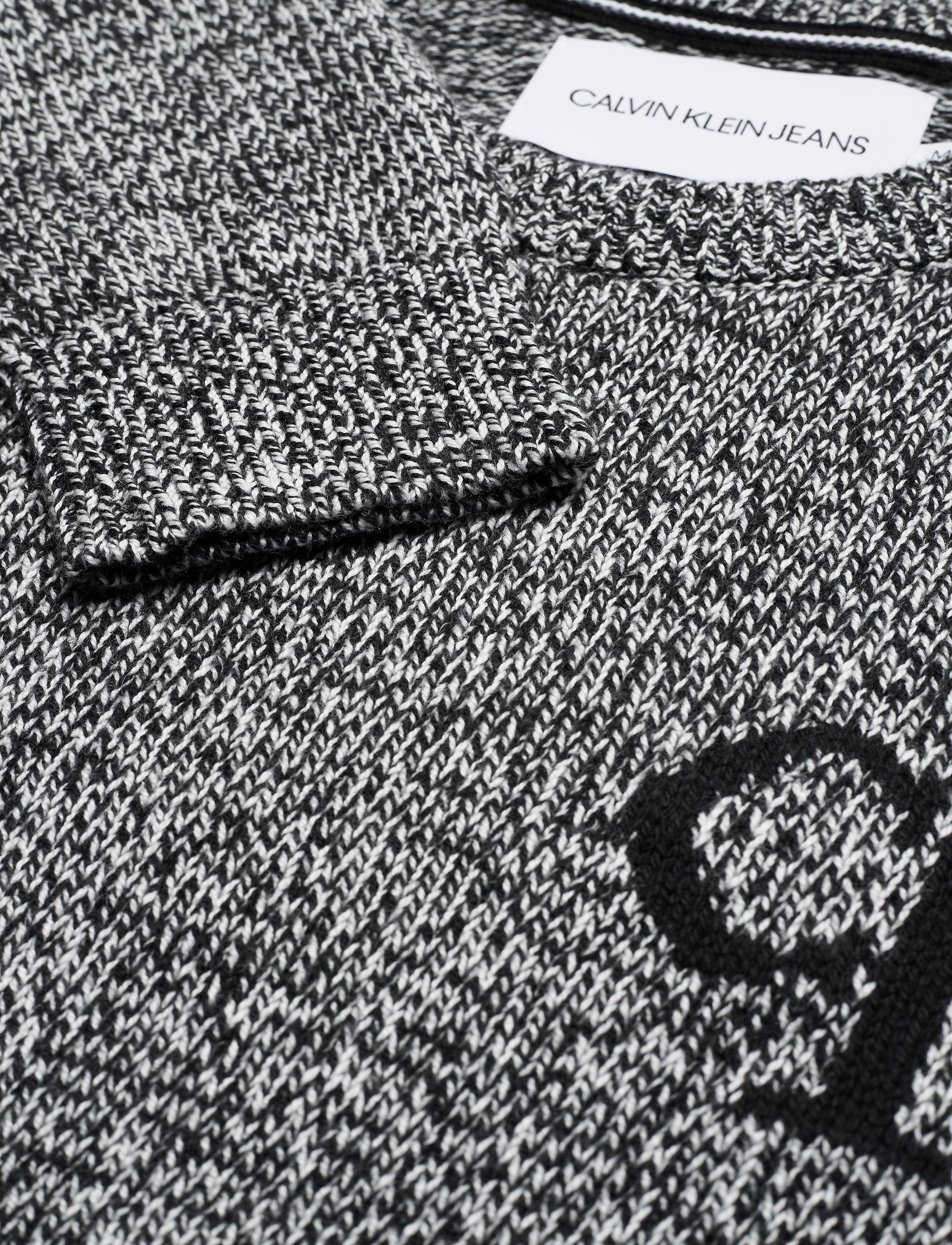 Calvin Klein Jeans - TWISTED YARN CK LOGO SWEATER - ck black - 2