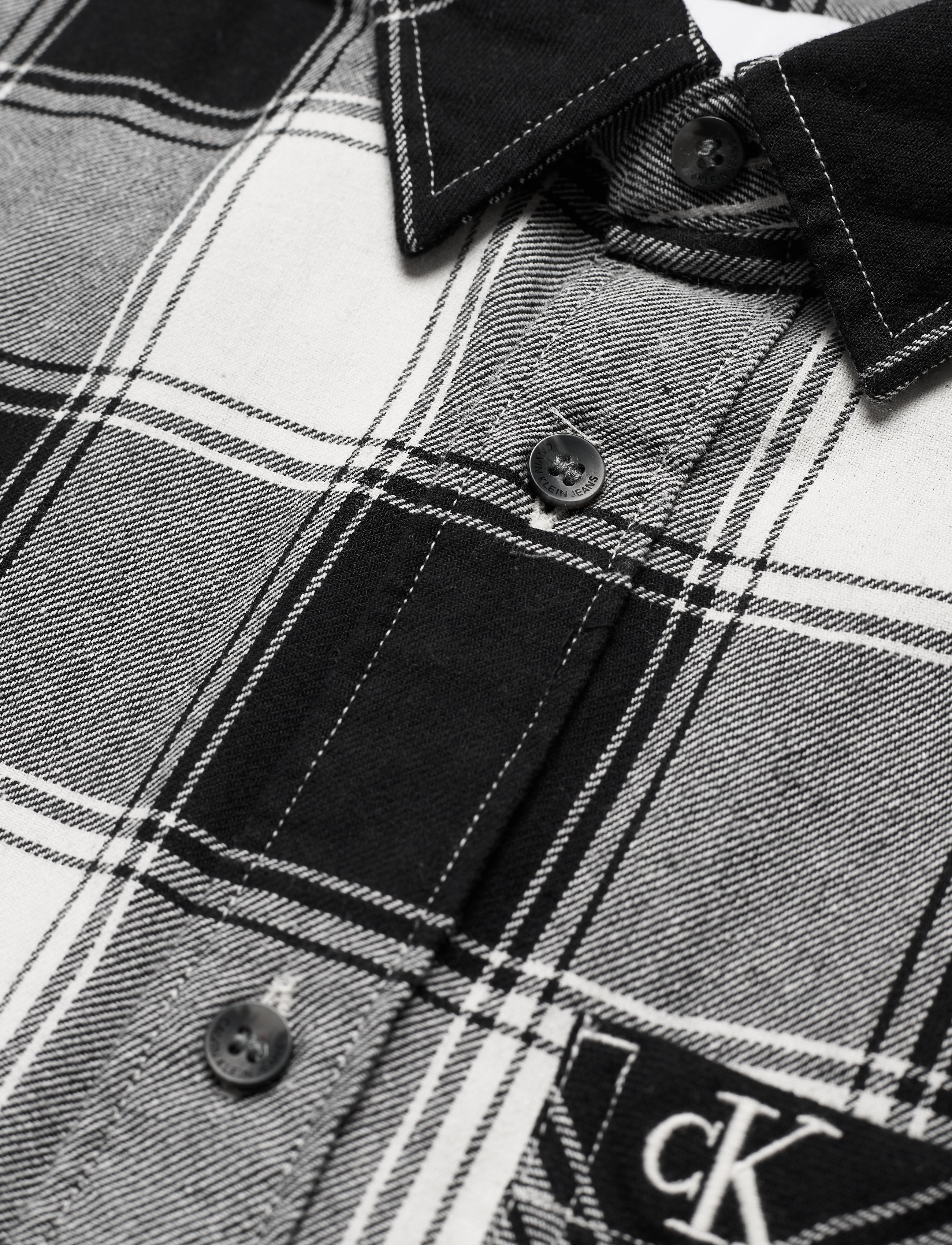 Calvin Klein Jeans - GRUNGE CHECK SHIRT - irish cream - 3
