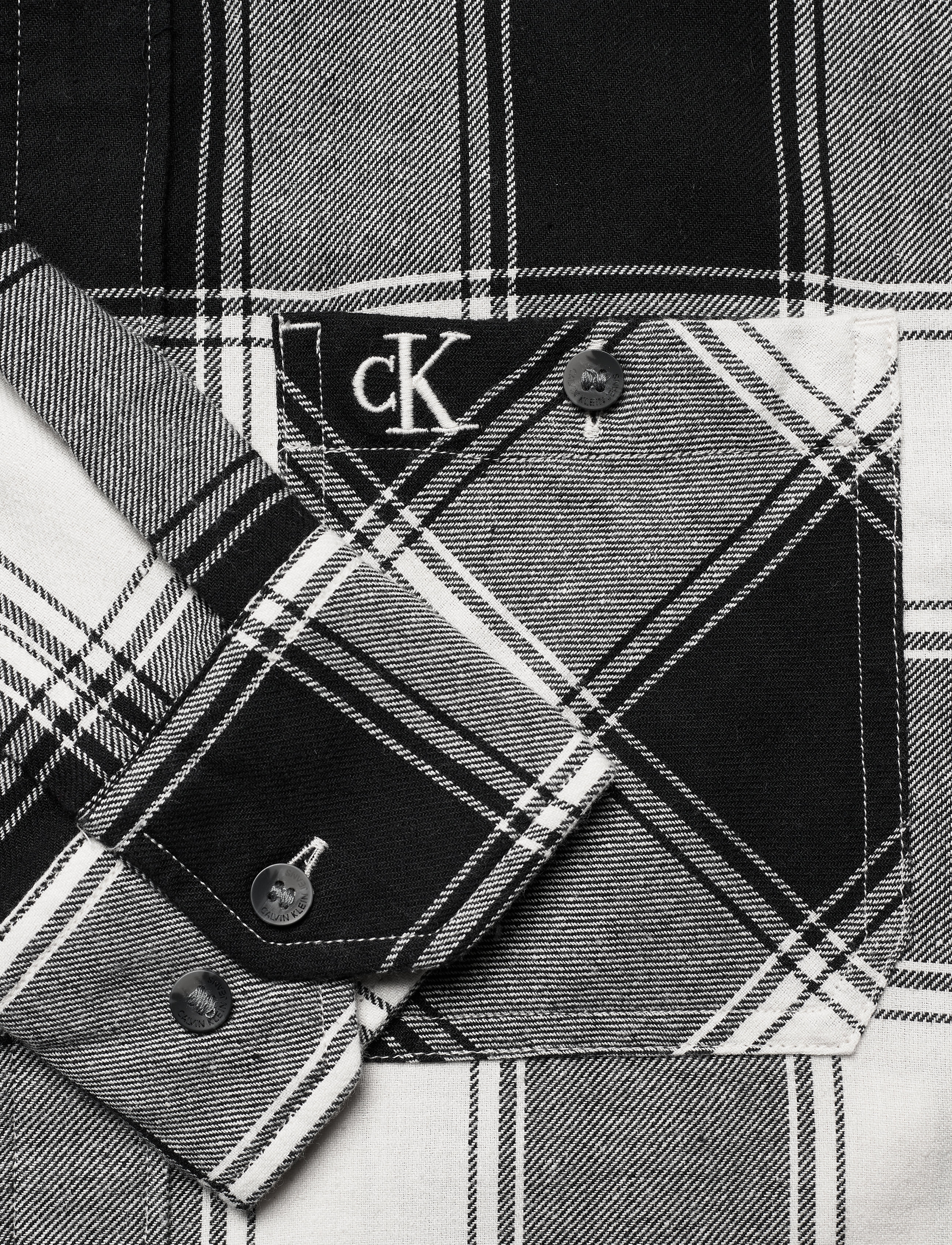 Calvin Klein Jeans - GRUNGE CHECK SHIRT - irish cream - 4