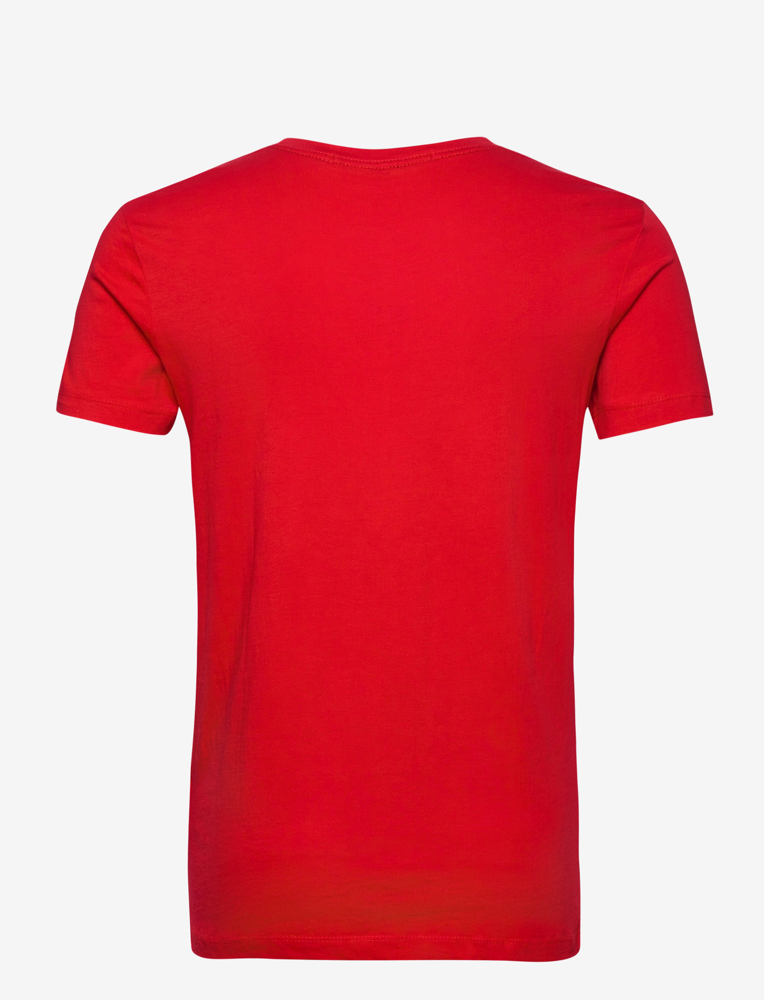 Calvin Klein Jeans - SMALL CENTER CK BOX TEE - red hot - 1