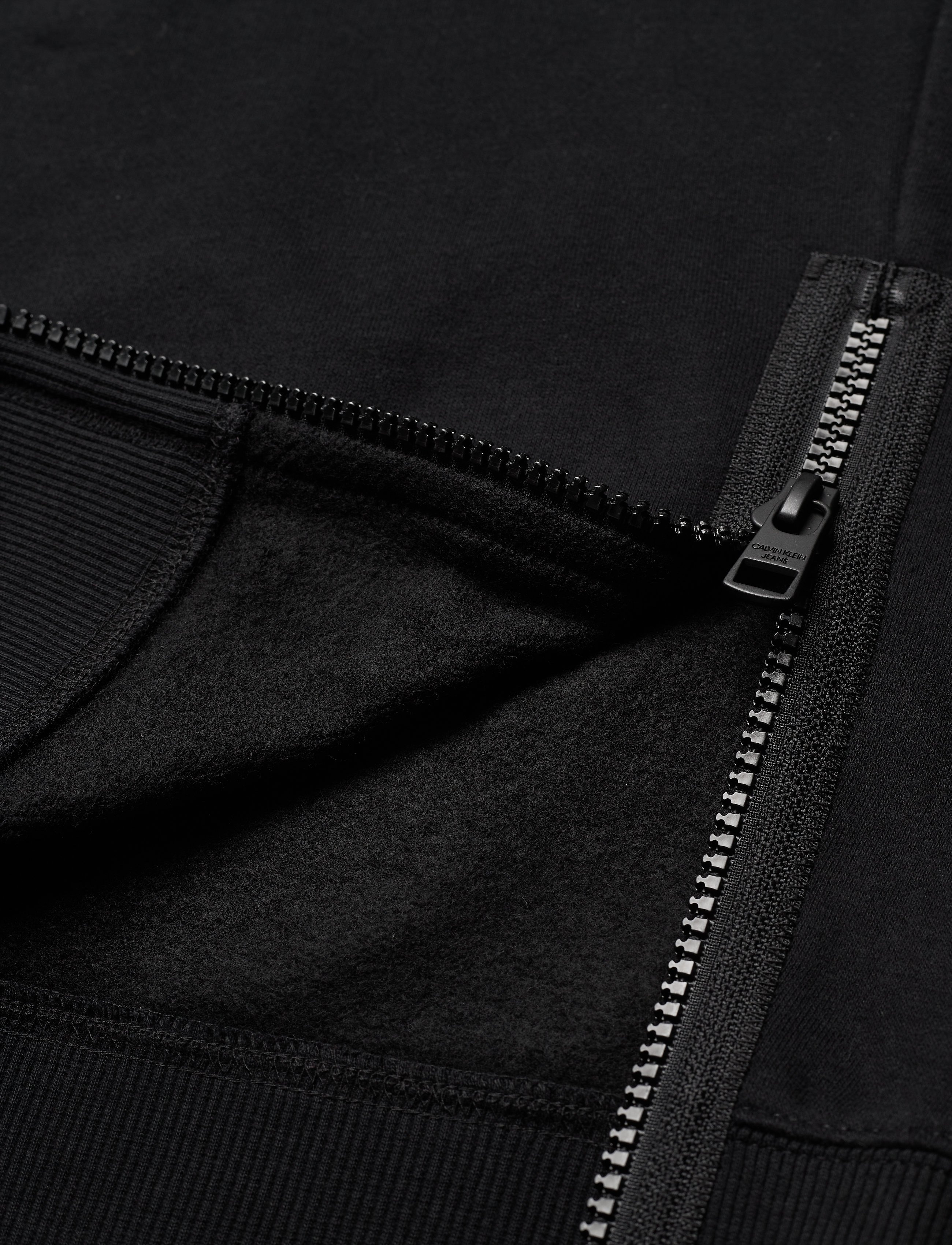 Calvin Klein Jeans - MOTO ZIP CREW NECK - ck black - 3