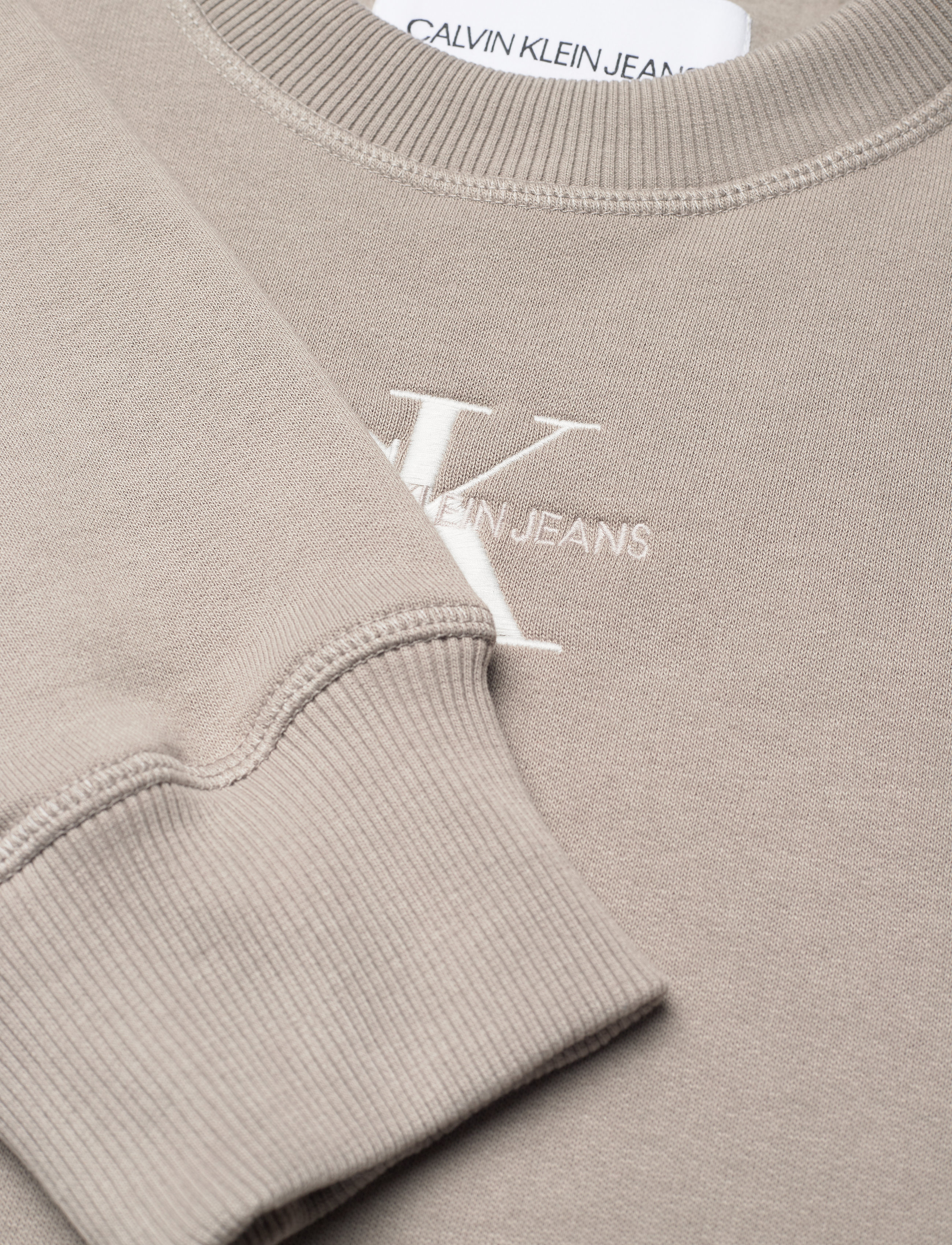 Calvin Klein Jeans - NEW ICONIC ESSENTIAL CREW NECK - elephant skin - 2
