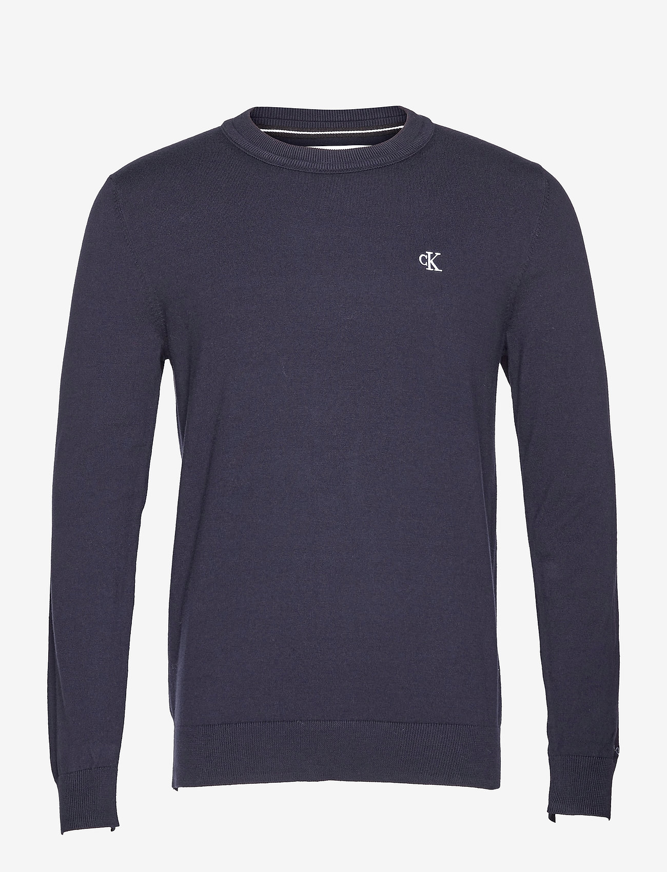 Calvin Klein Jeans - MONOGRAM CHEST LOGO CN SWEATER - night sky - 0