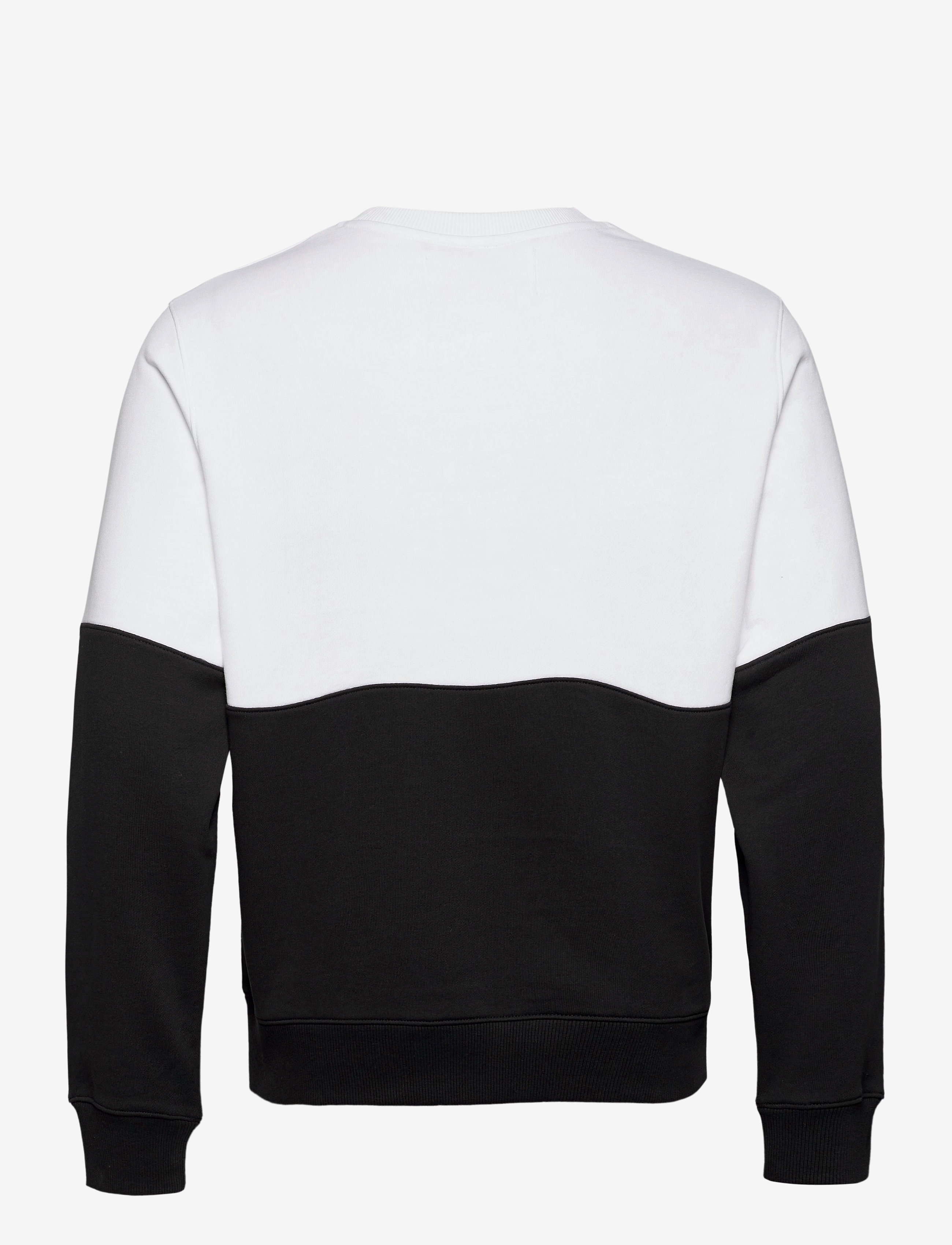 Calvin Klein Jeans - MIRRORED LOGO COLORBLOCK CN - ck black / bright white - 1