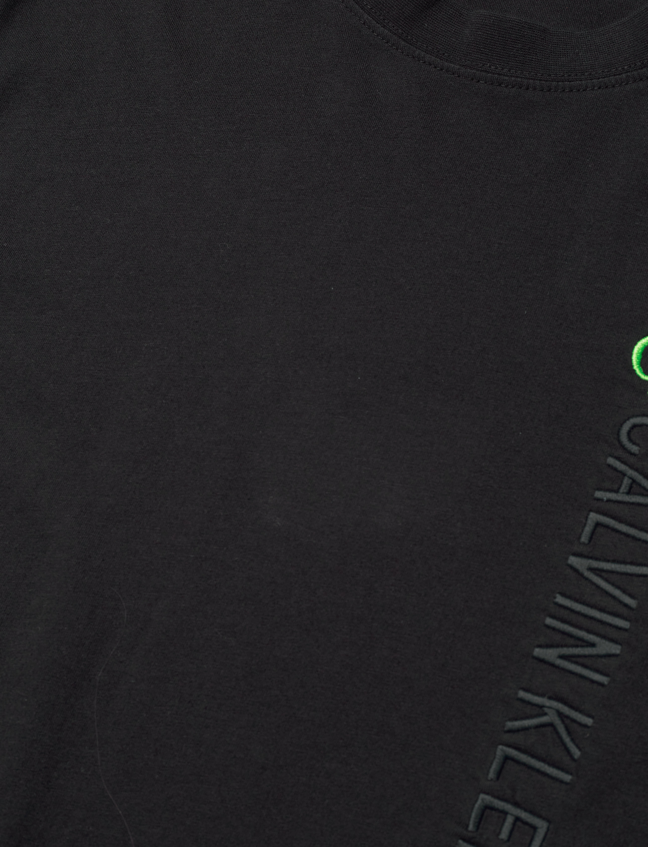 Calvin Klein Jeans - WASHED INSTIT  TEE - ck black - 2