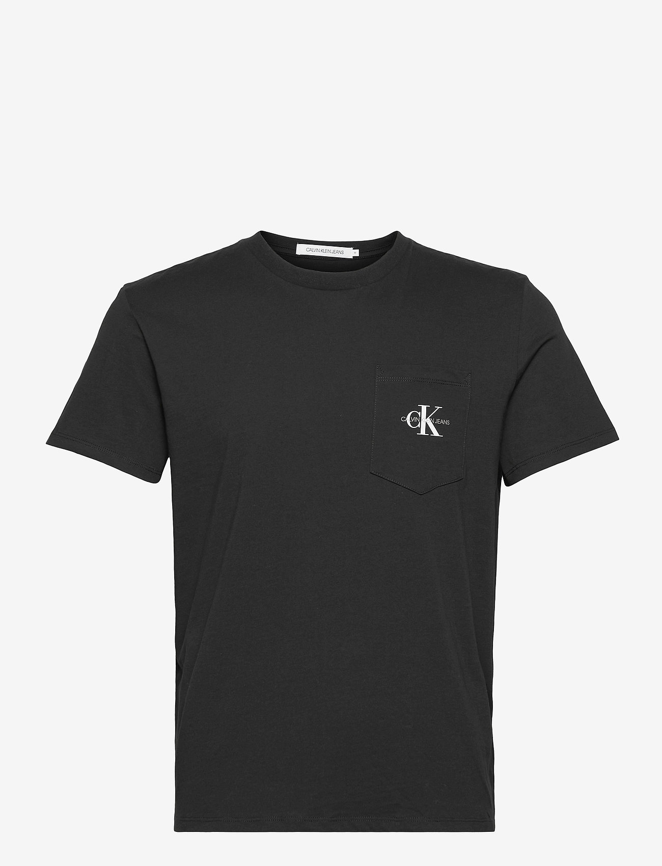 MONOGRAM POCKET TEE - CK BLACK