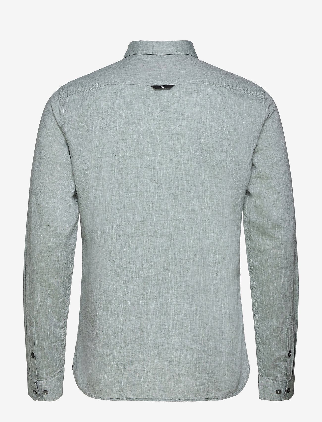 Calvin Klein Jeans - LINEN LS SHIRT - duck green - 1