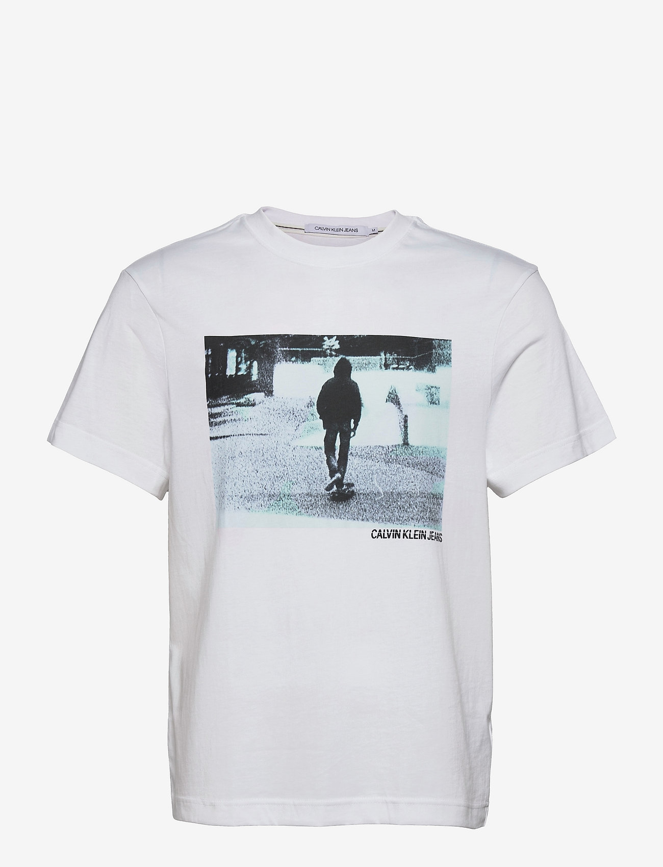 Calvin Klein Jeans - URBAN SKATER BOX S/S TEE - bright white - 0