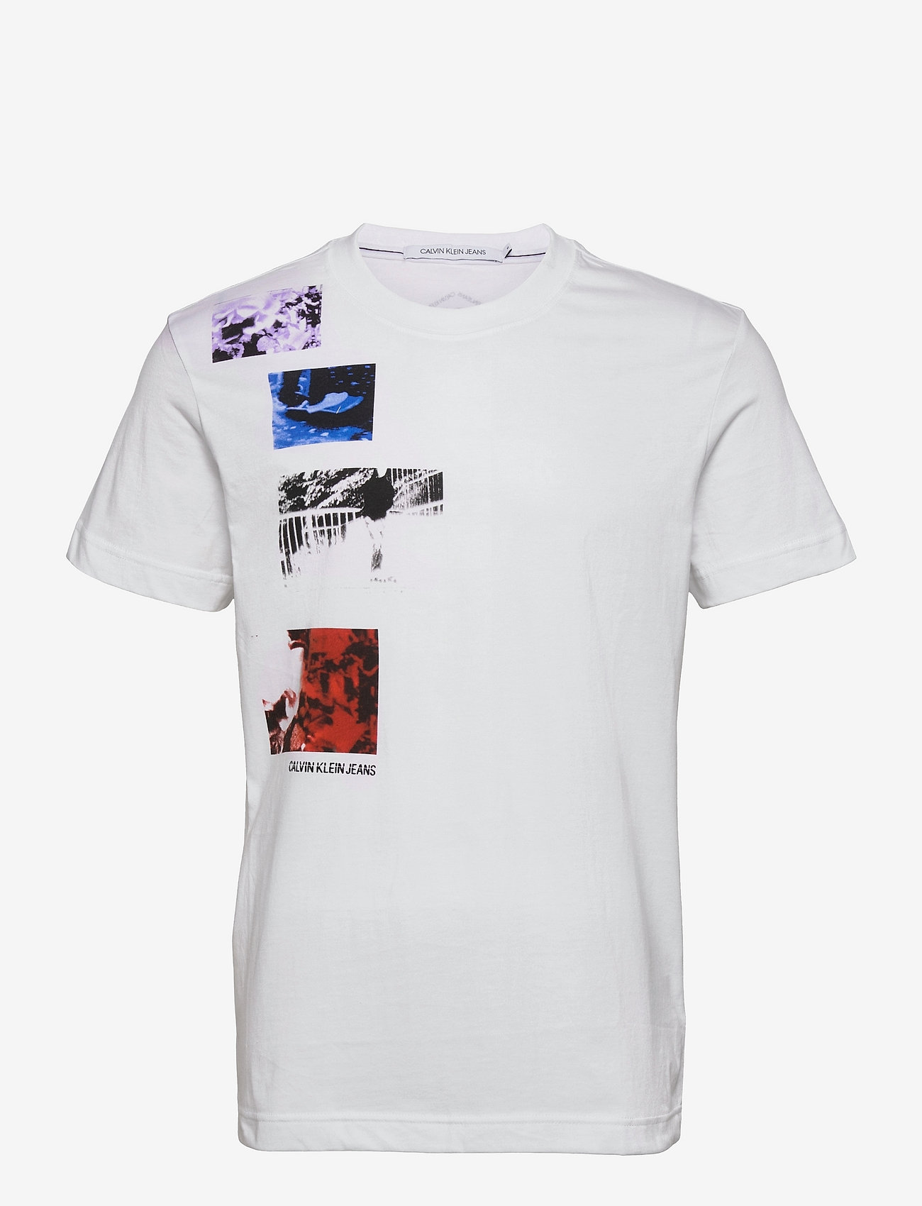 Calvin Klein Jeans - URBAN SKATE MULTI GRAPHIC TEE - bright white - 0