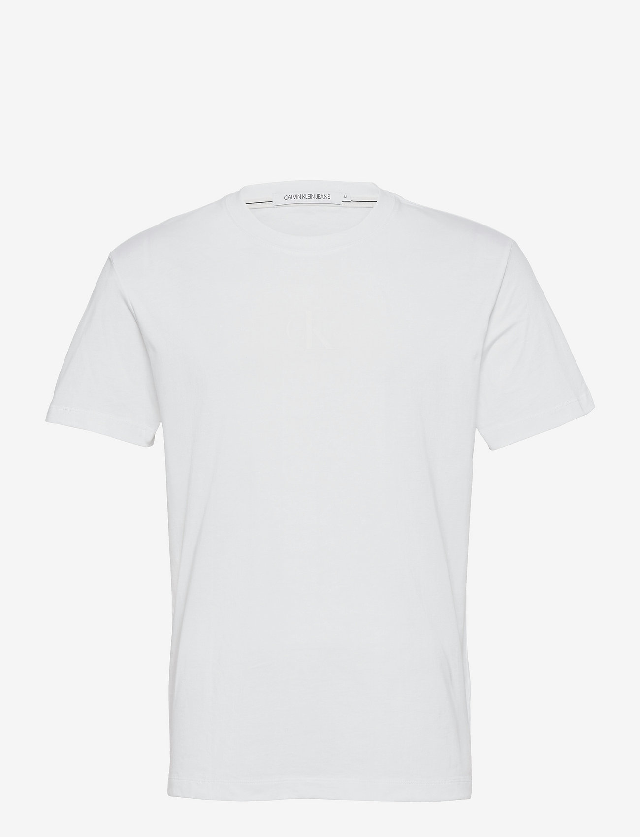 Calvin Klein Jeans - CK SLICED BACK GRAPHIC TEE - bright white - 0