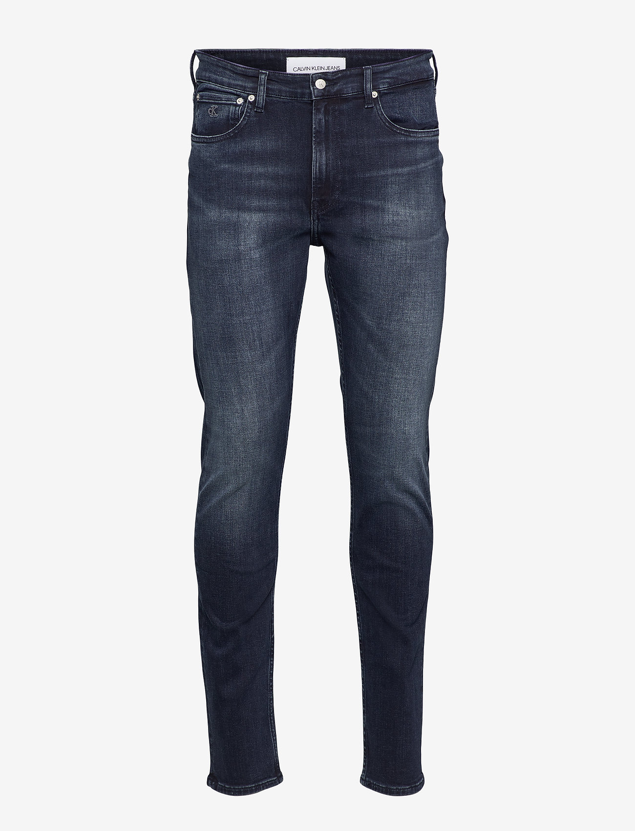 Calvin Klein Jeans - SLIM TAPER - aptempti džinsai - denim dark - 0