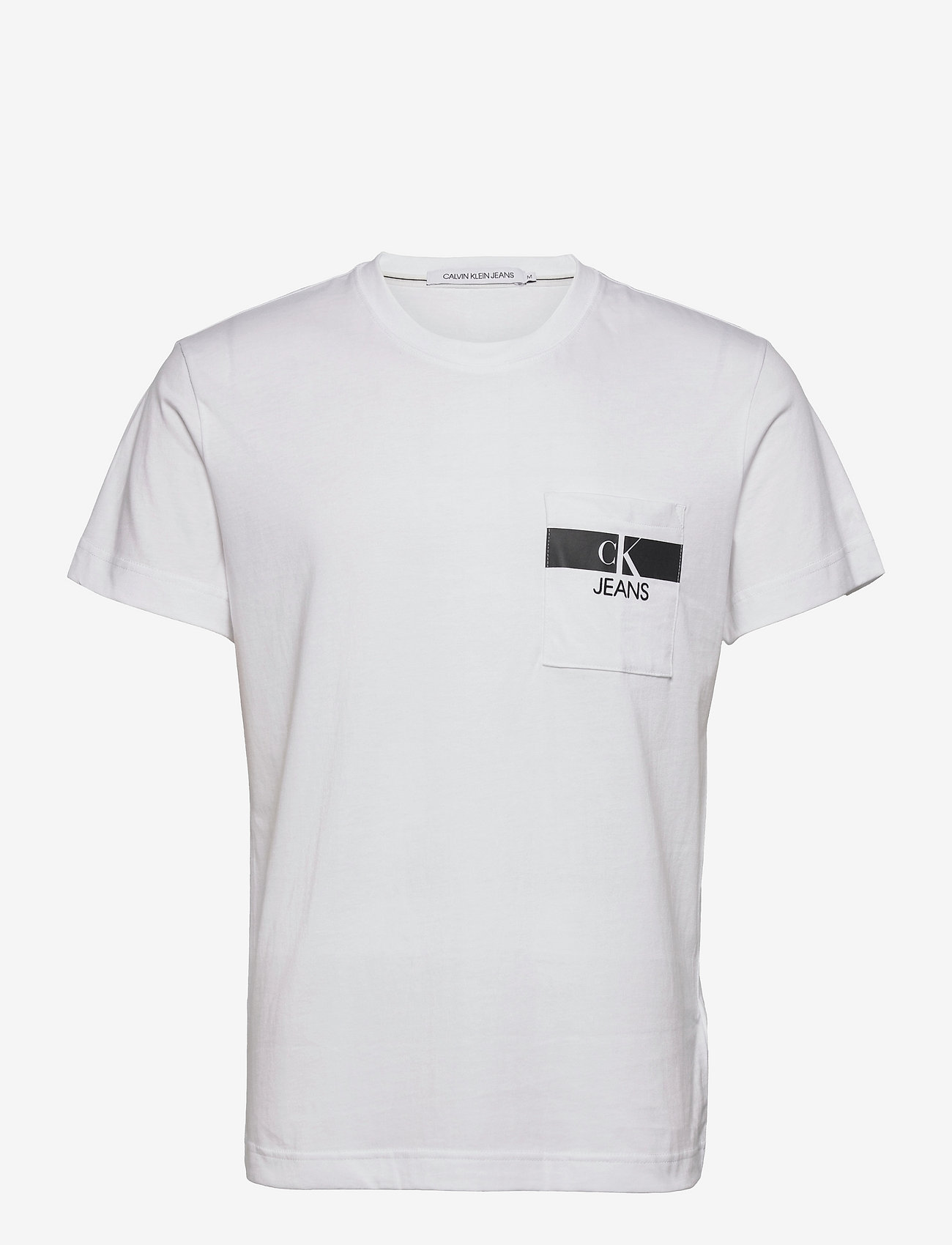 Calvin Klein Jeans - HORIZONTAL CK POCKET TEE - bright white - 0