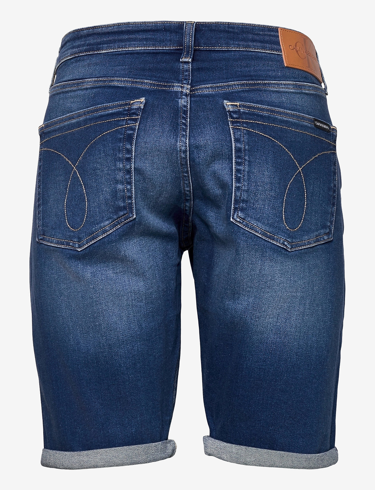 Calvin Klein Jeans - REGULAR SHORT - denim dark - 1