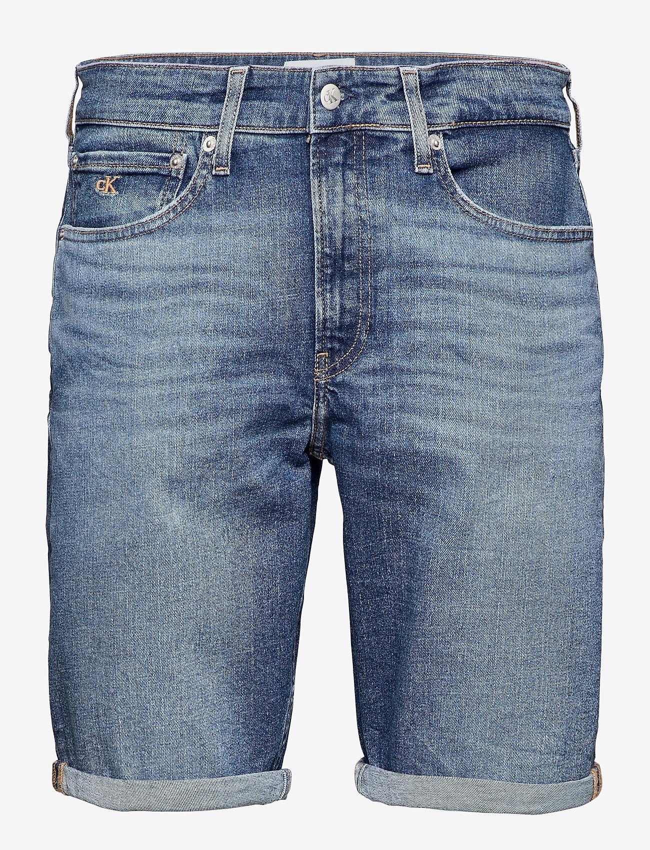Calvin Klein Jeans - REGULAR SHORT - denim medium - 0