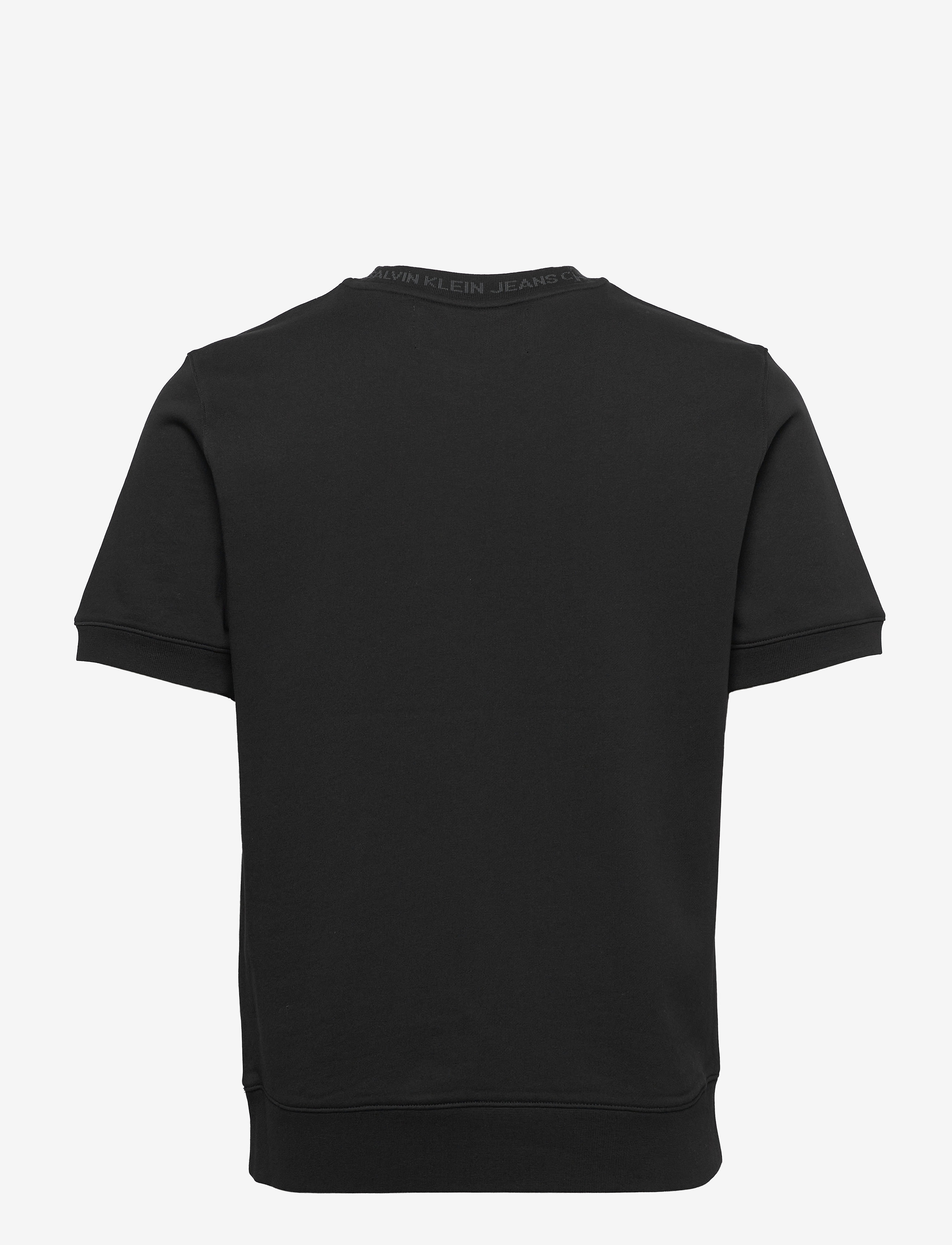 Calvin Klein Jeans - LOGO JACQUARD SS CREW NECK - ck black - 1