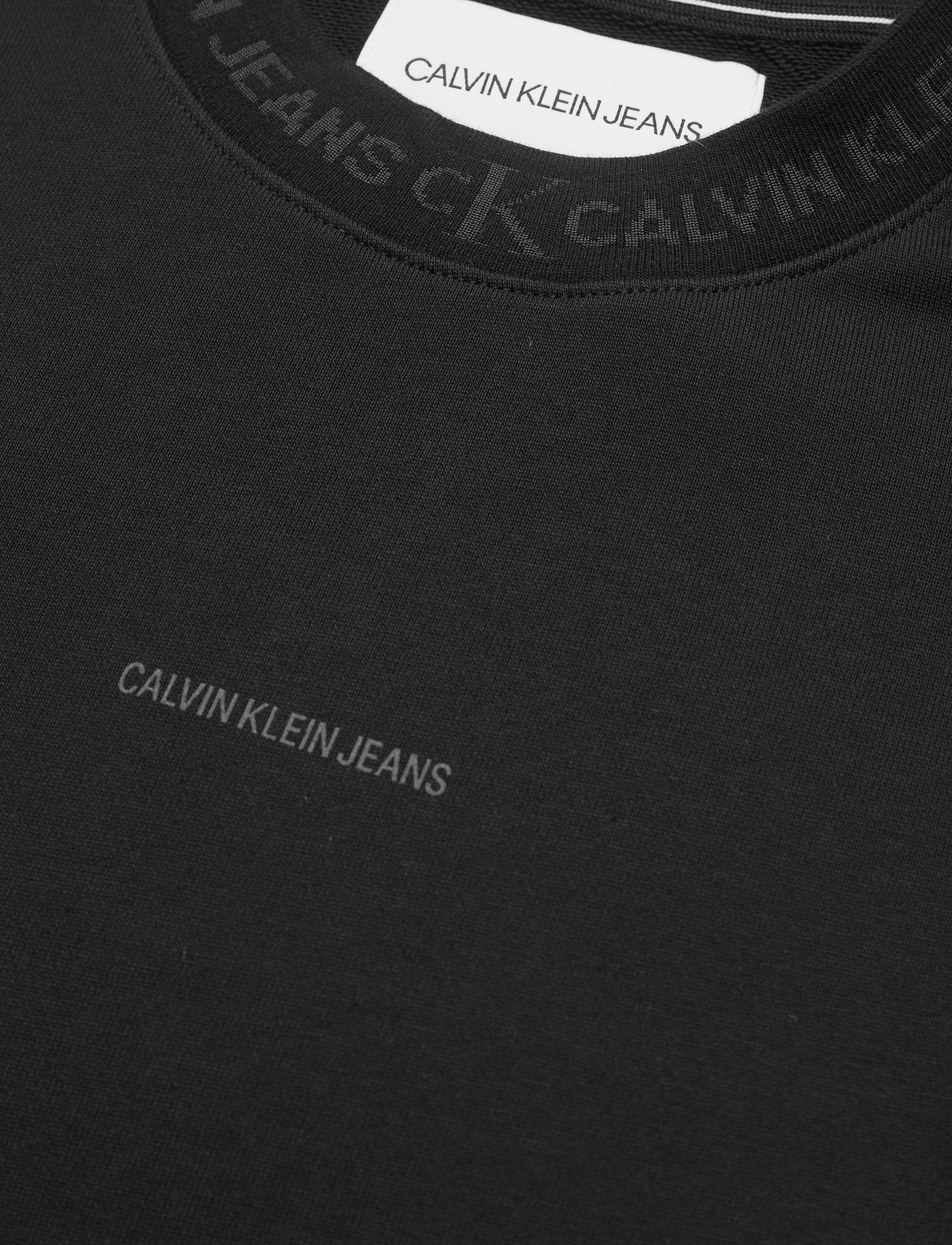Calvin Klein Jeans - LOGO JACQUARD SS CREW NECK - ck black - 2