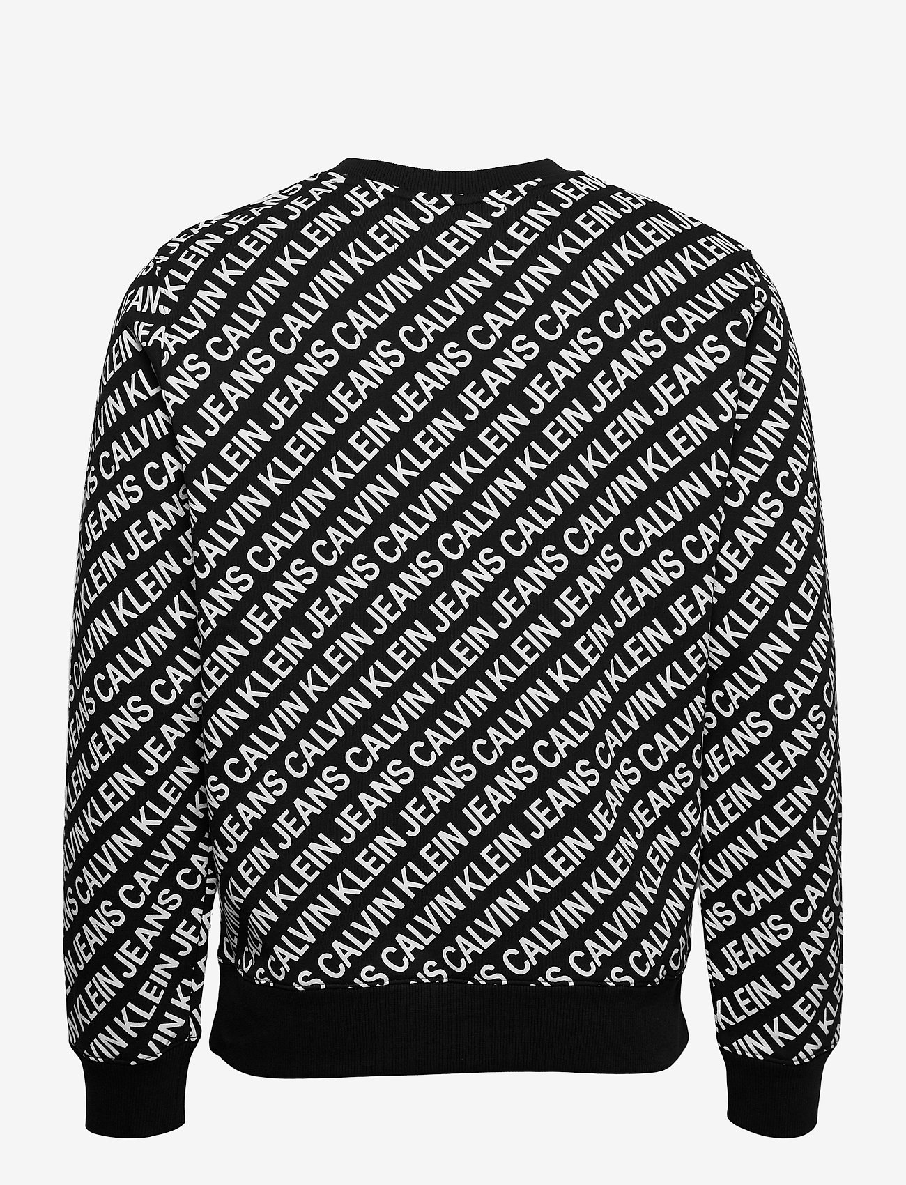 Calvin Klein Jeans - AOP DIAGONAL LOGO CREW NECK - ck black - 1