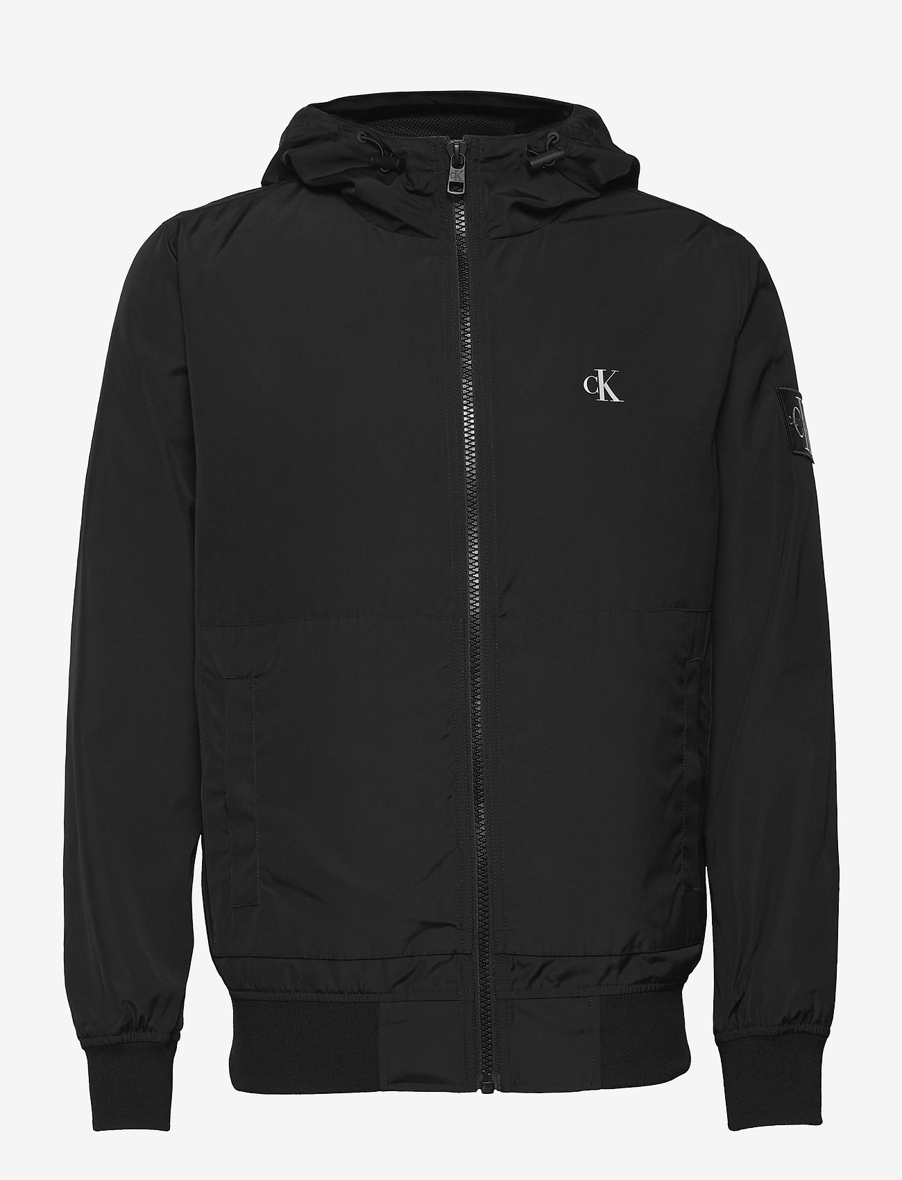Calvin Klein Jeans - ESSENTIALS HOODED BOMBER - ck black - 0