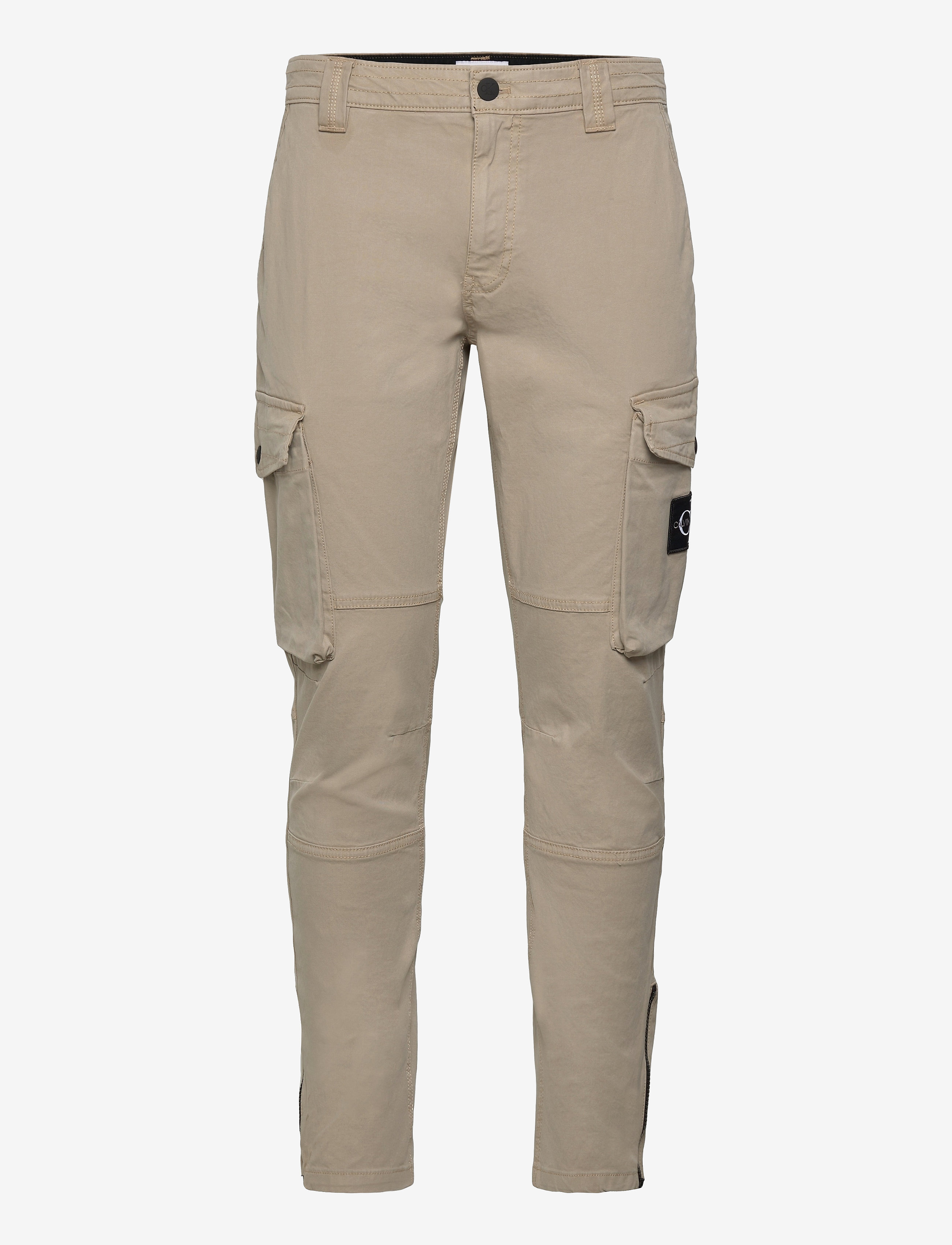 Calvin Klein Jeans - SKINNY WASHED CARGO PANT - elephant skin - 0