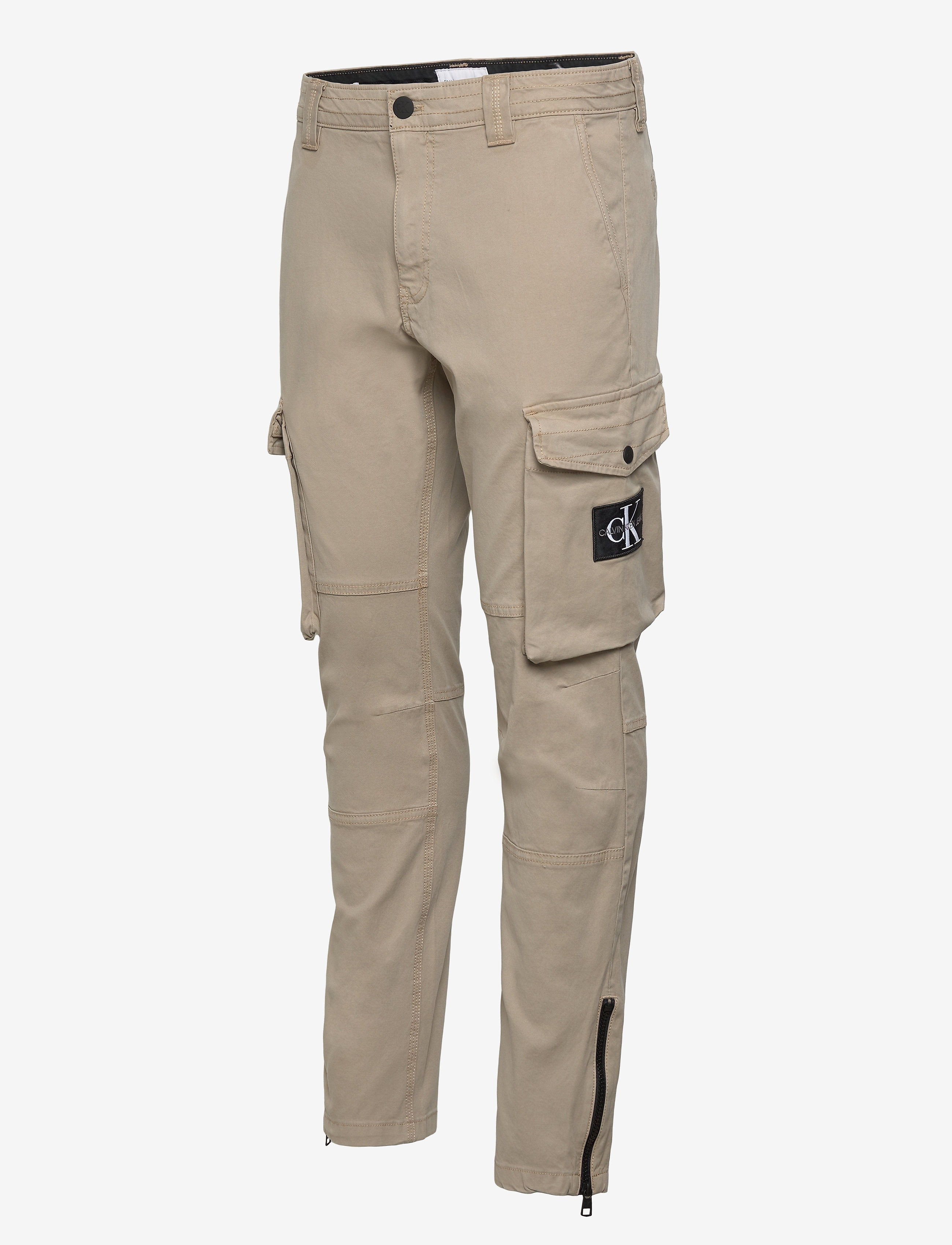 Calvin Klein Jeans - SKINNY WASHED CARGO PANT - elephant skin - 2
