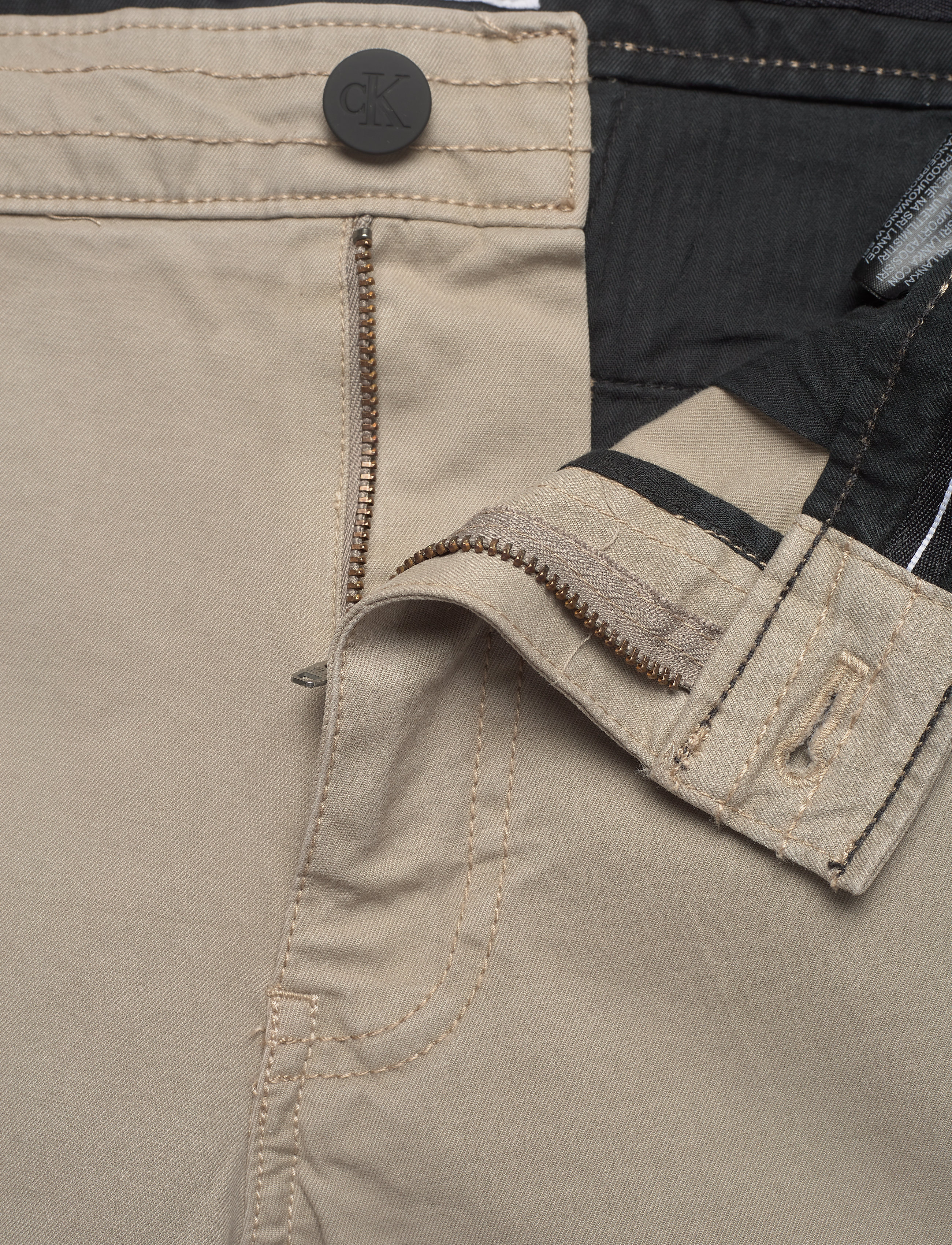 Calvin Klein Jeans - SKINNY WASHED CARGO PANT - elephant skin - 4