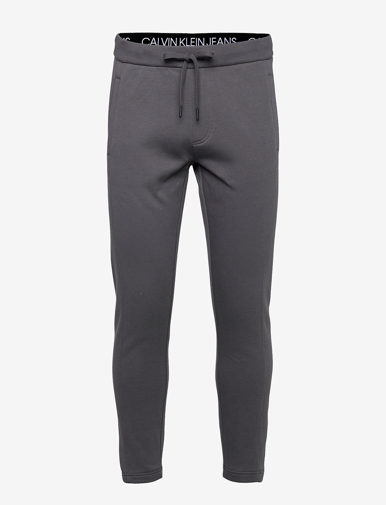 Calvin Klein Jeans - MICRO FLOCK BOX HWK PANT - gray pinstripe - 0