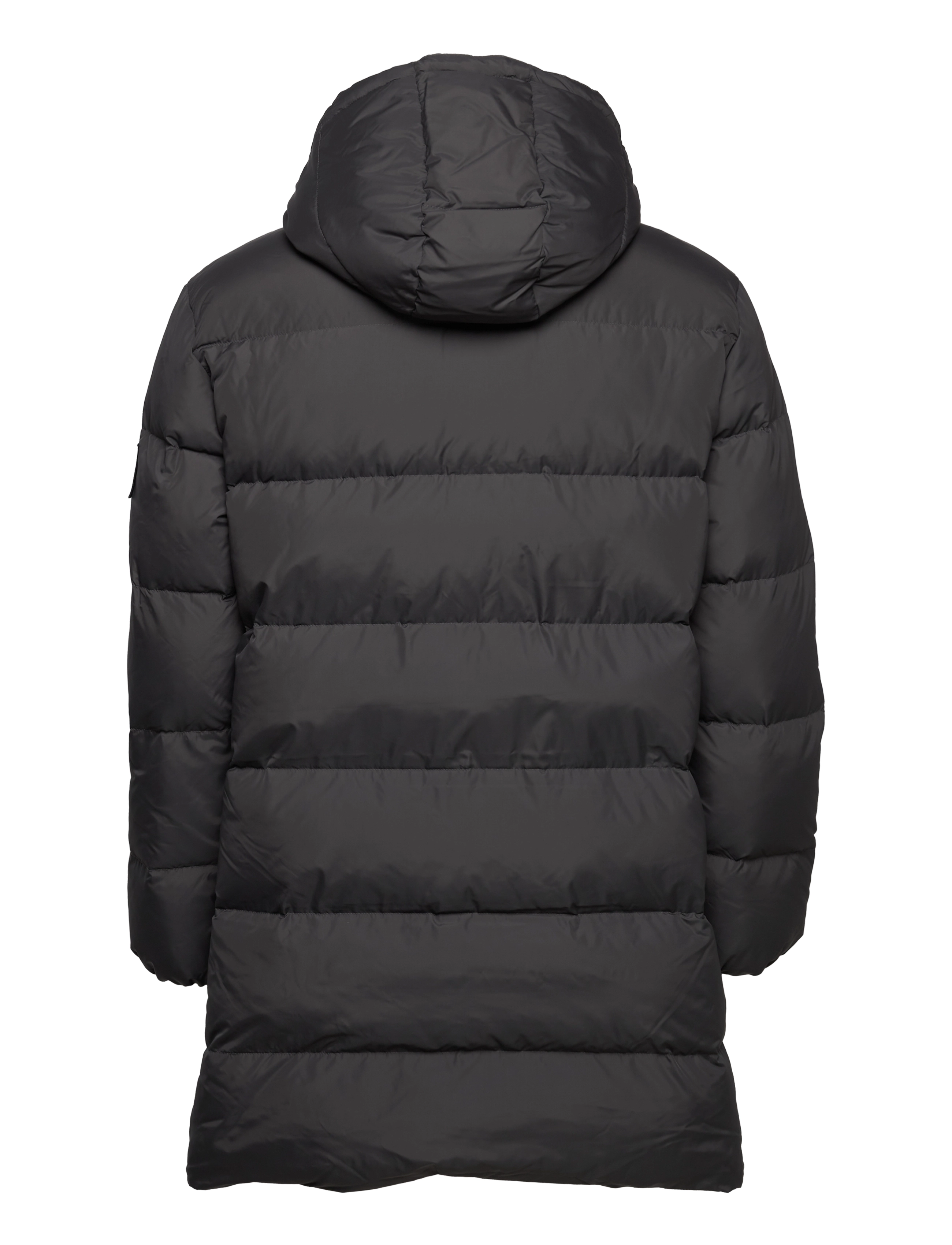 Calvin Klein Jeans - ESS LONG HOODED DOWN JACKET - gray pinstripe - 1