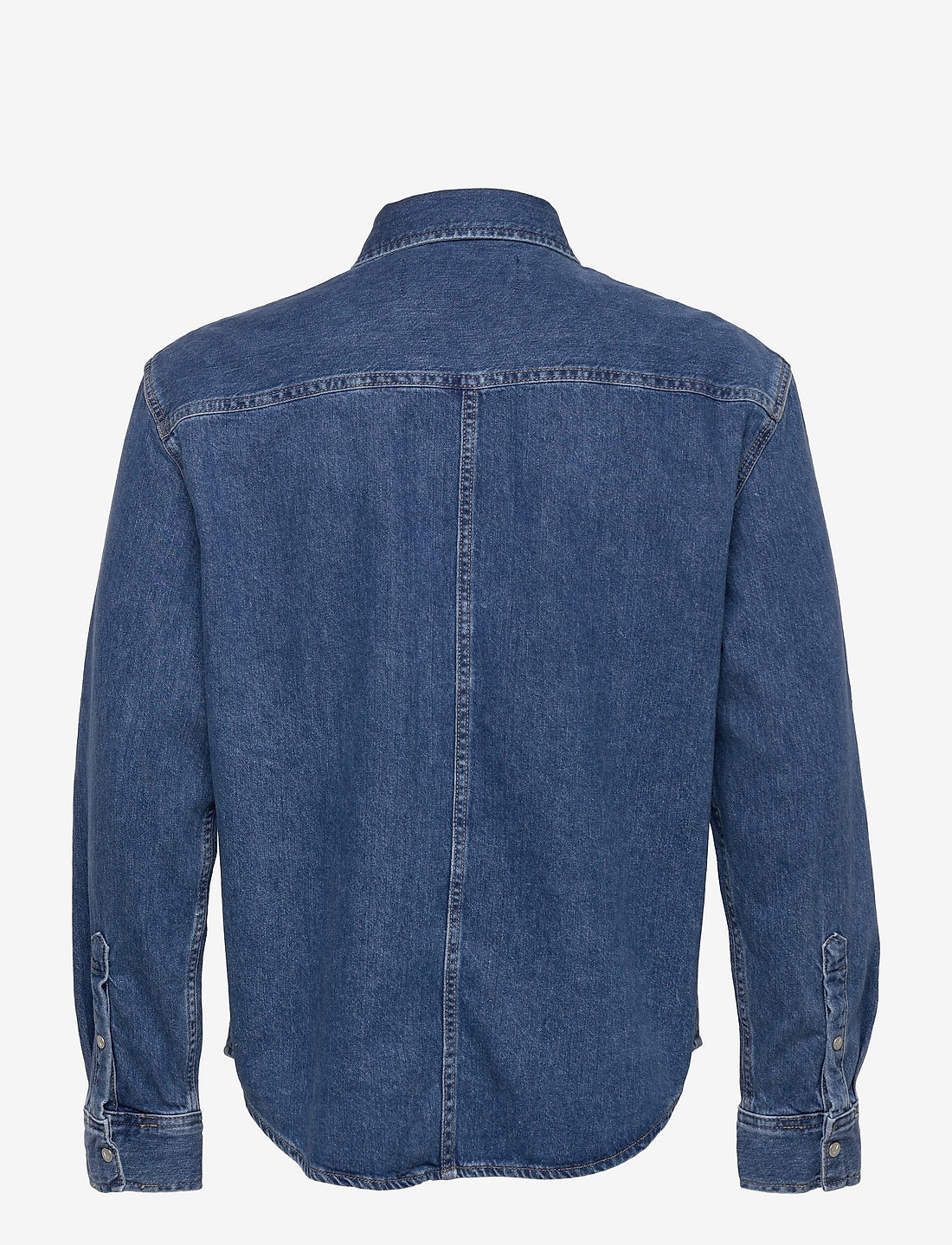 dividend winnaar Omhoog Calvin Klein Jeans Linear Denim Shirt - Casual overhemden - Boozt.com