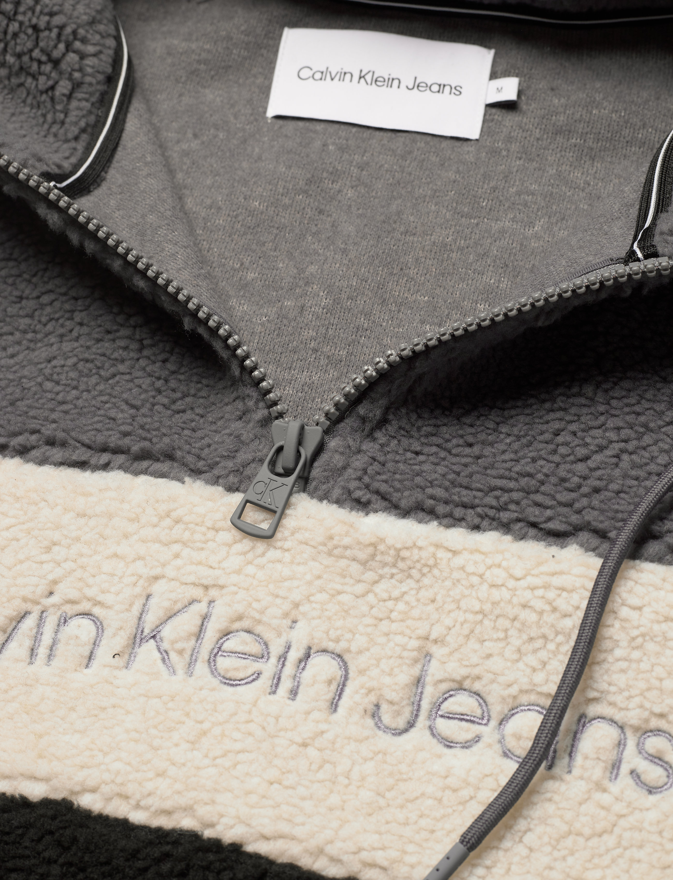 Calvin Klein Jeans - SHERPA BLOCKING HWK HOODIE - ck black - 2