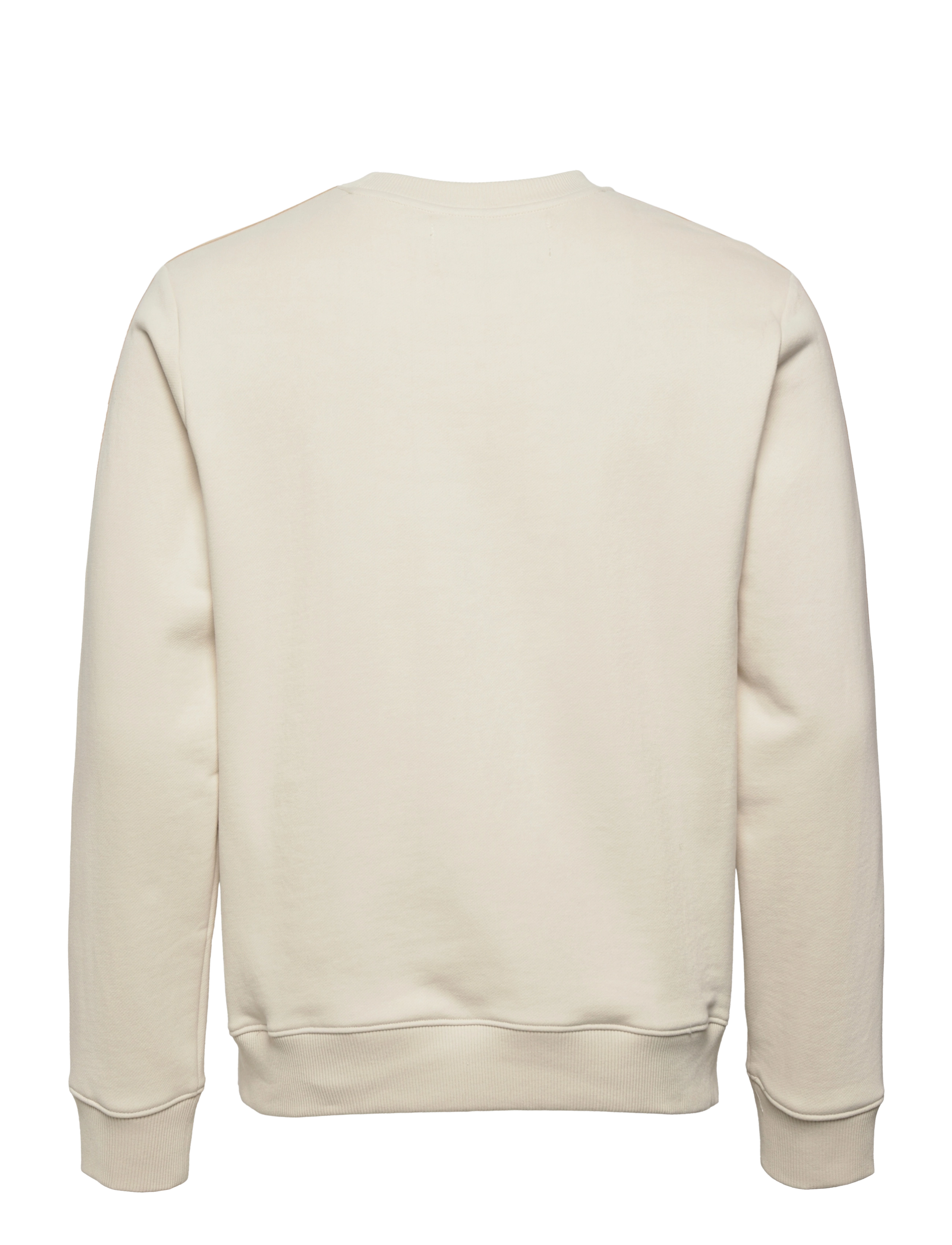 Calvin Klein Jeans - CONTRAST TAPE CREW NECK - eggshell - 1