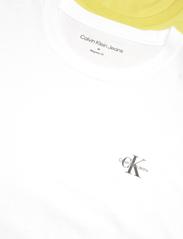 Calvin Klein Jeans - 2 PACK MONOLOGO T-SHIRT - tavalised t-särgid - yellow sand/bright white - 1