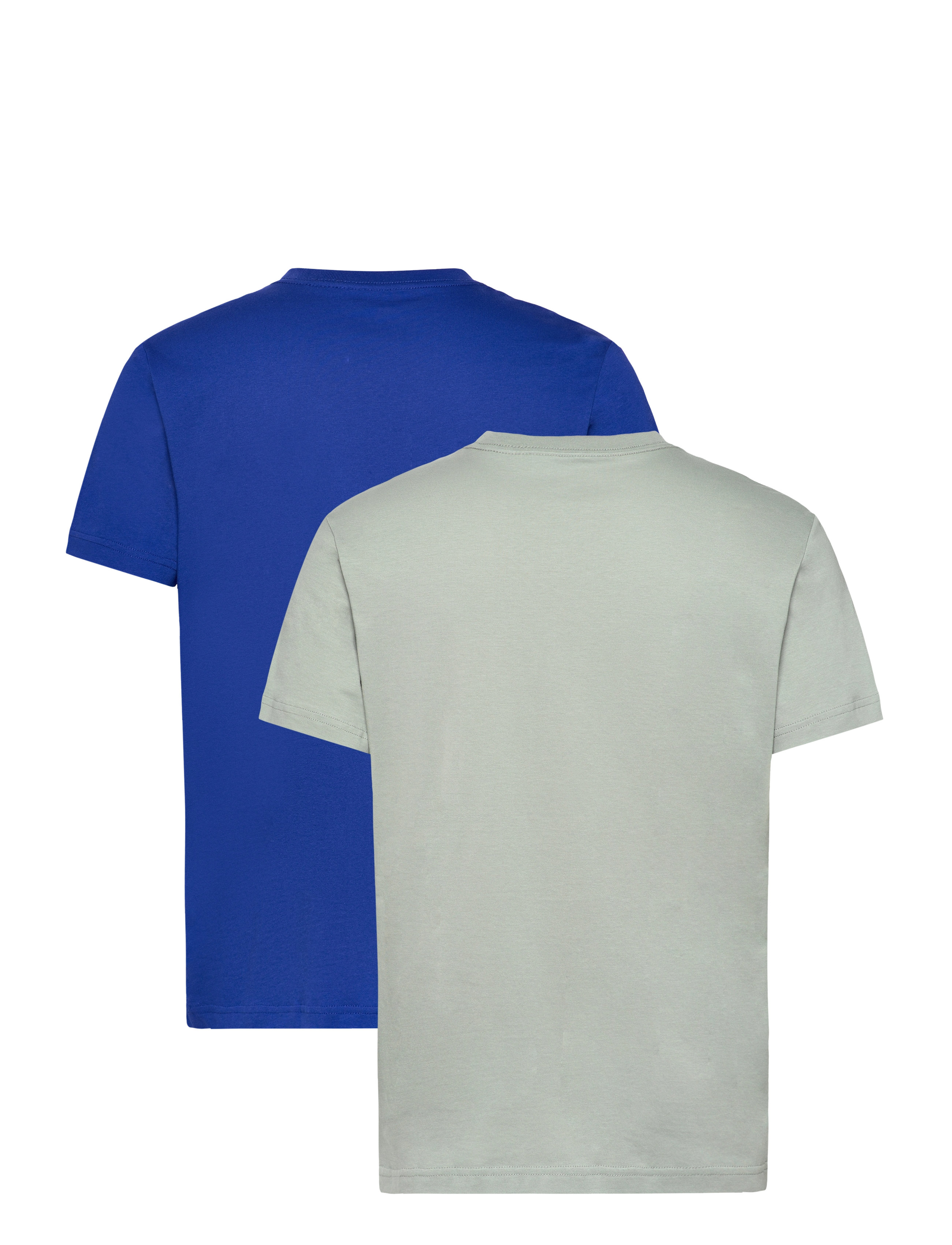 Calvin Klein Jeans - 2 PACK MONOLOGO T-SHIRT - slate gray/ sapphire blue - 1